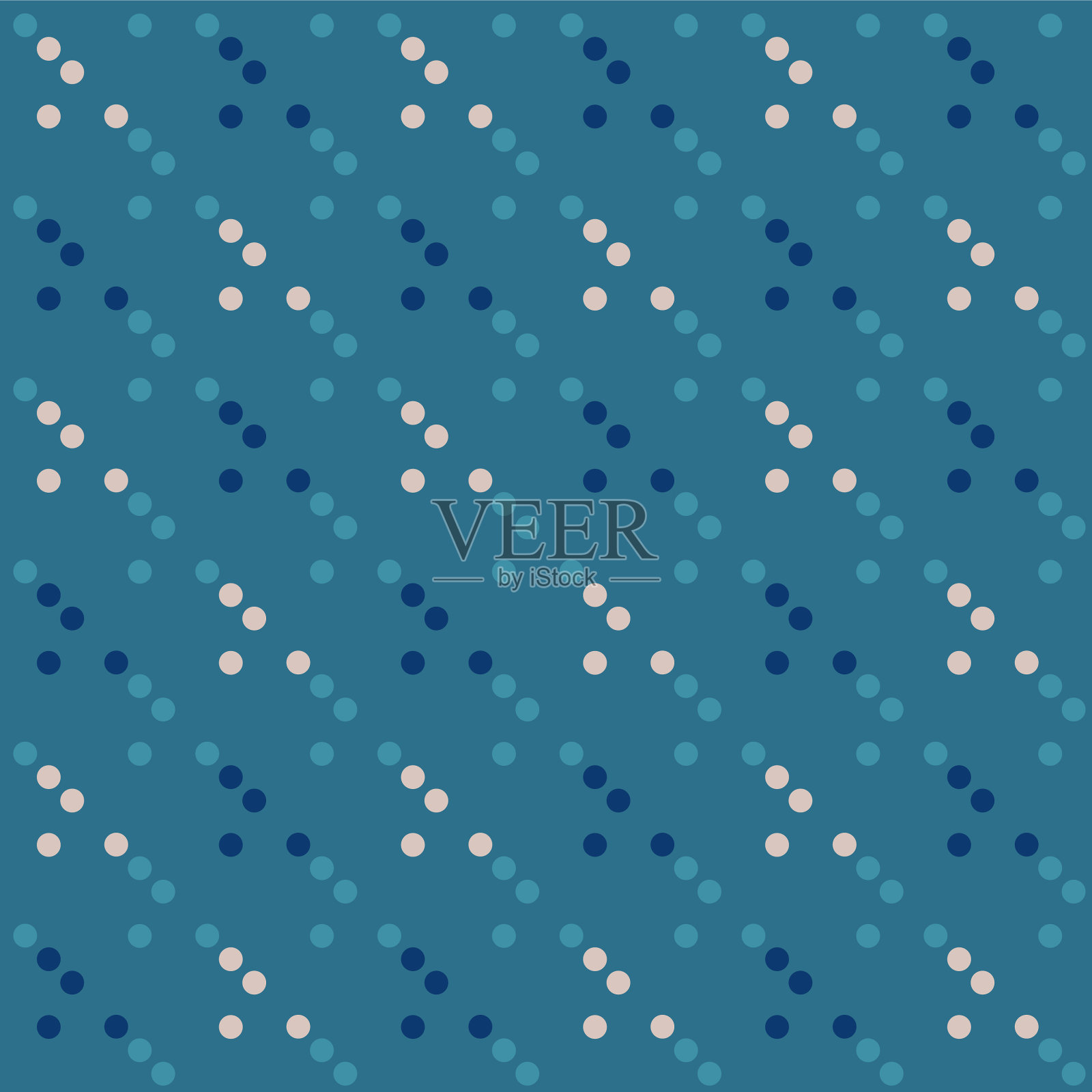 不规则圆点无缝图案插画图片素材