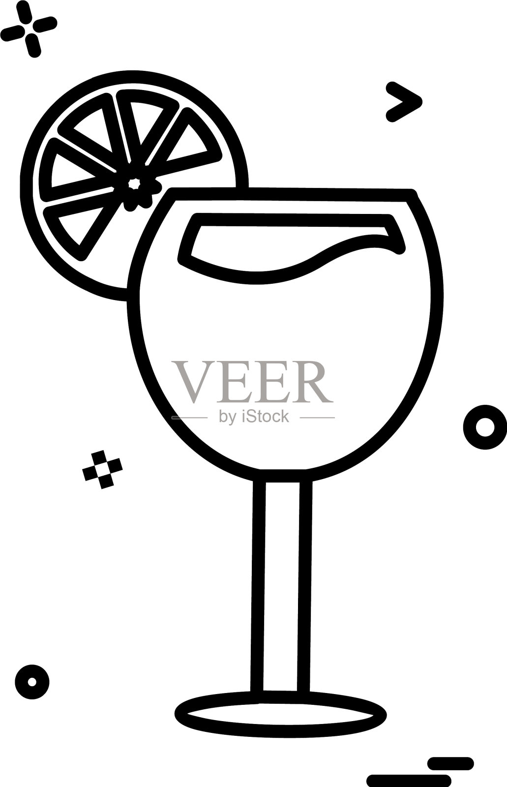 喝图标设计插画图片素材