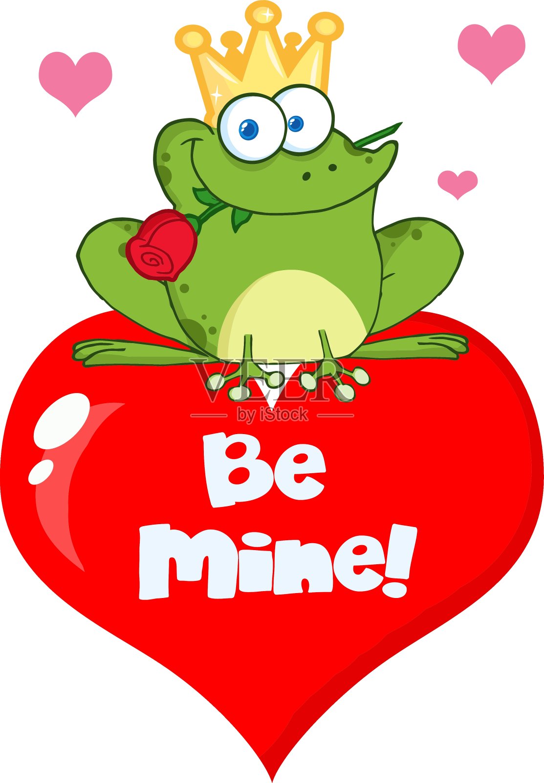 卡通青蛙插画图片素材