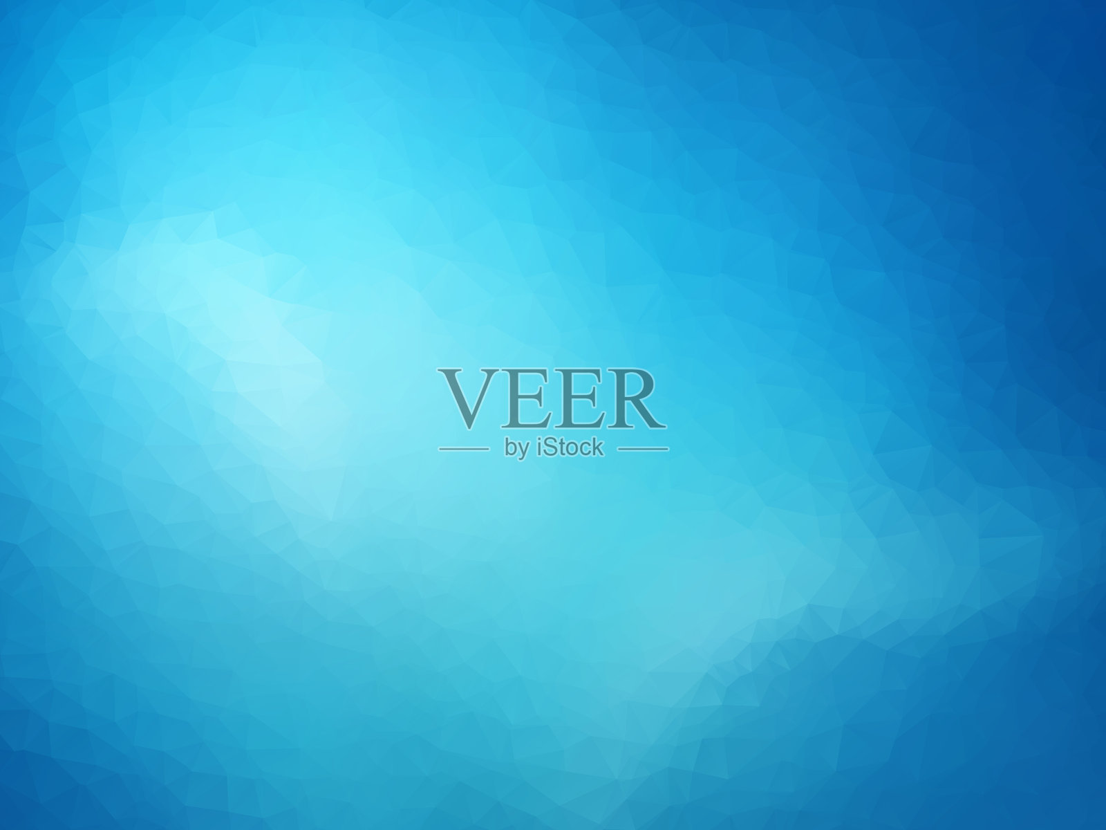 蓝色玻璃几何背景插画图片素材