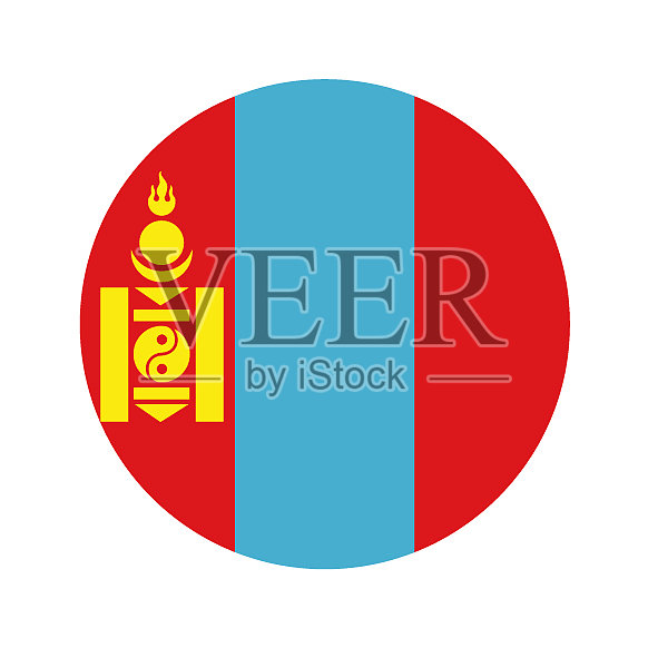 圆形世界国旗设计元素图片