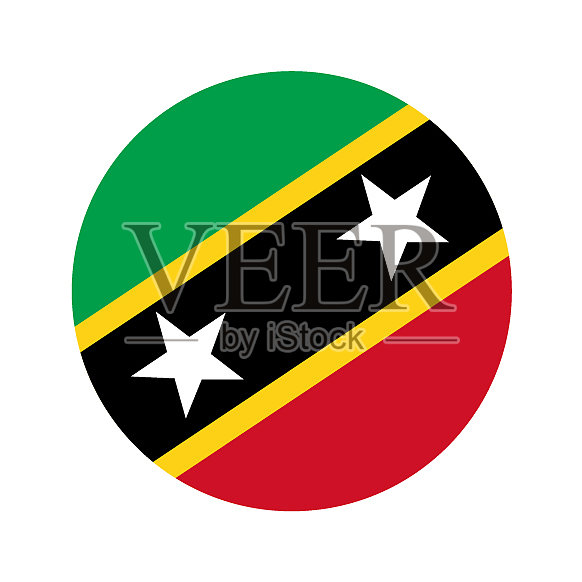 圆形世界国旗设计元素图片