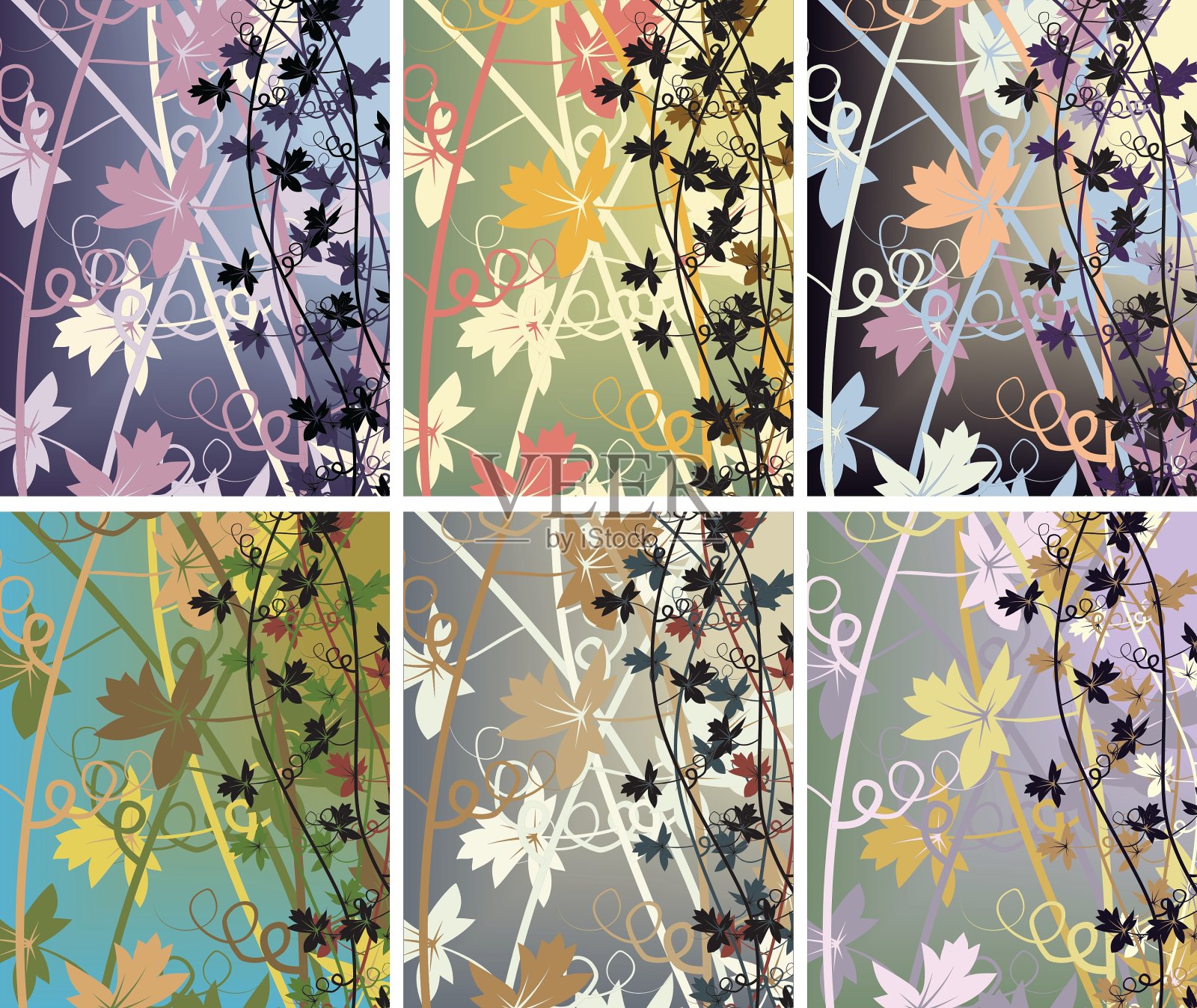 晚上葡萄插画图片素材