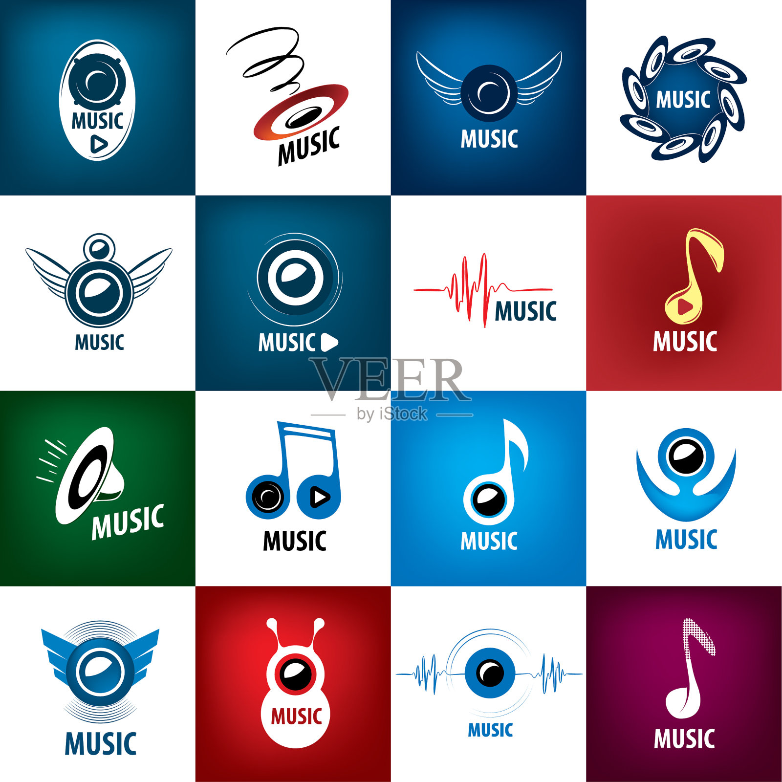 标志的音乐图标素材