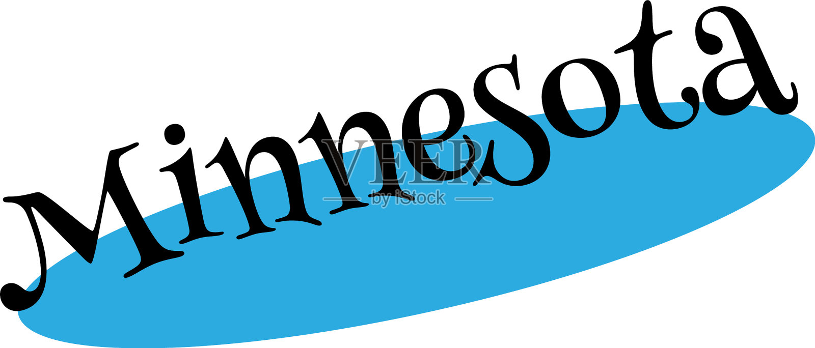 明尼苏达州橡皮图章设计元素图片