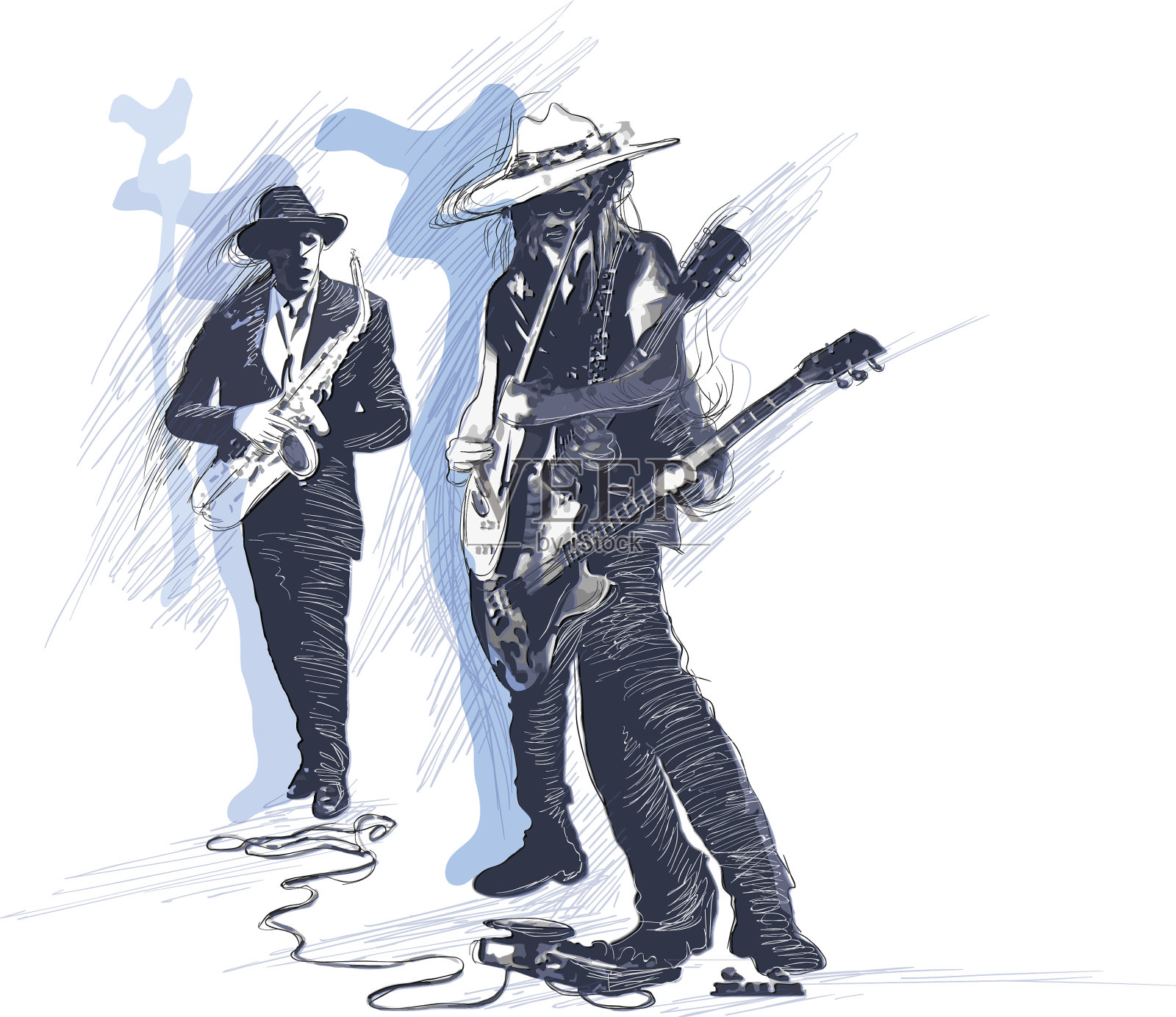 音乐音乐家公告牌垃圾摇滚和爵士果酱设计元素图片