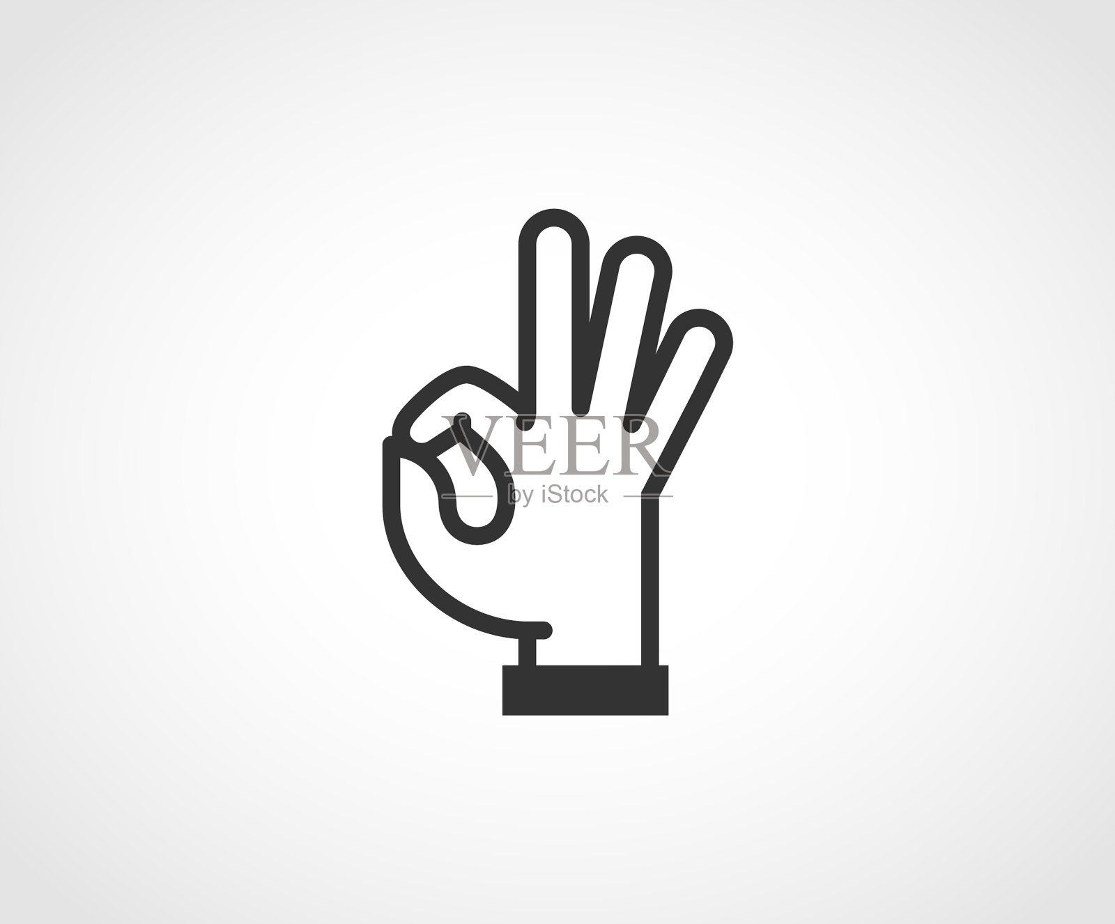 ok手势插画图片素材