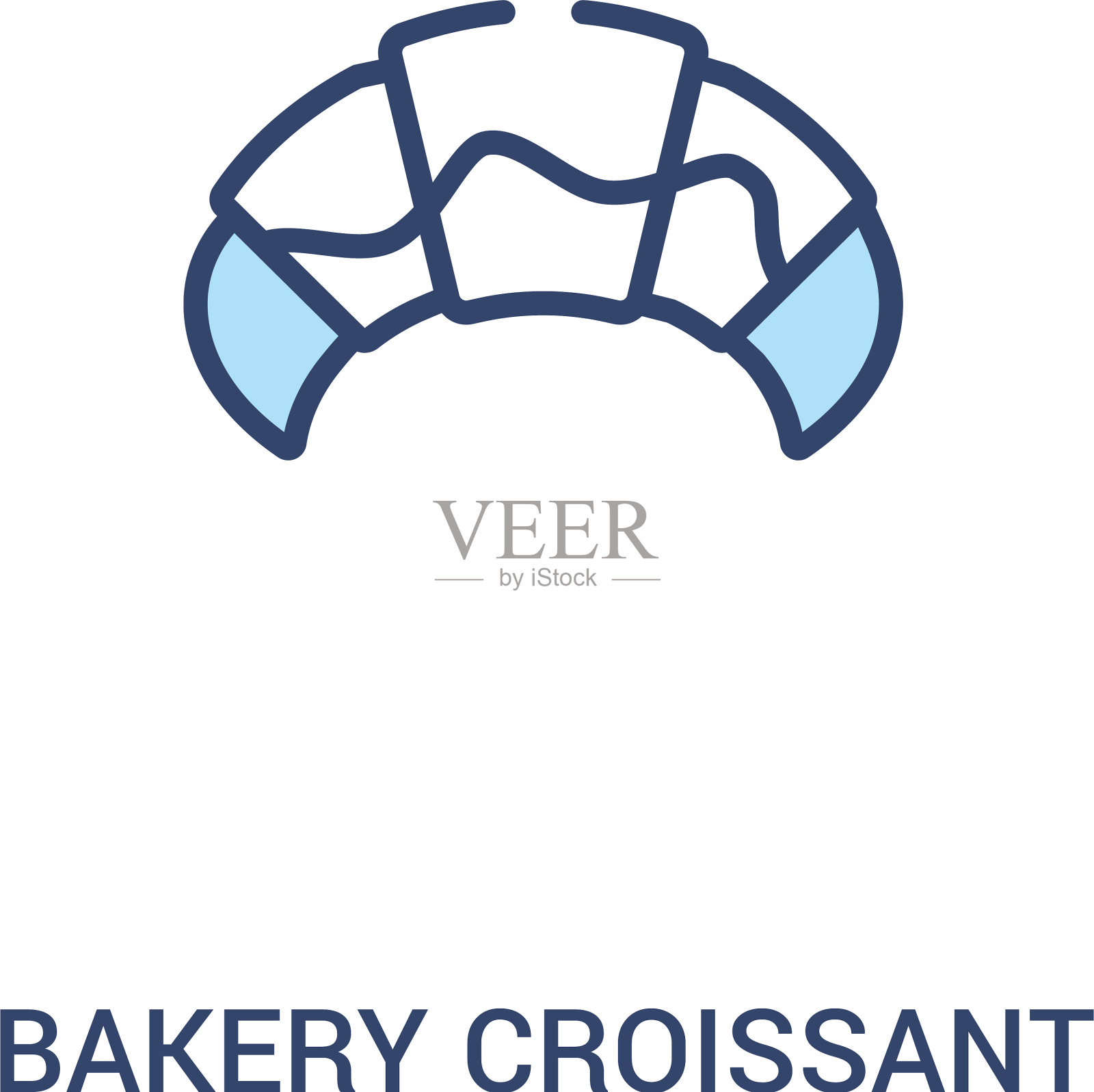 面包概念2彩色图标简单插画图片素材