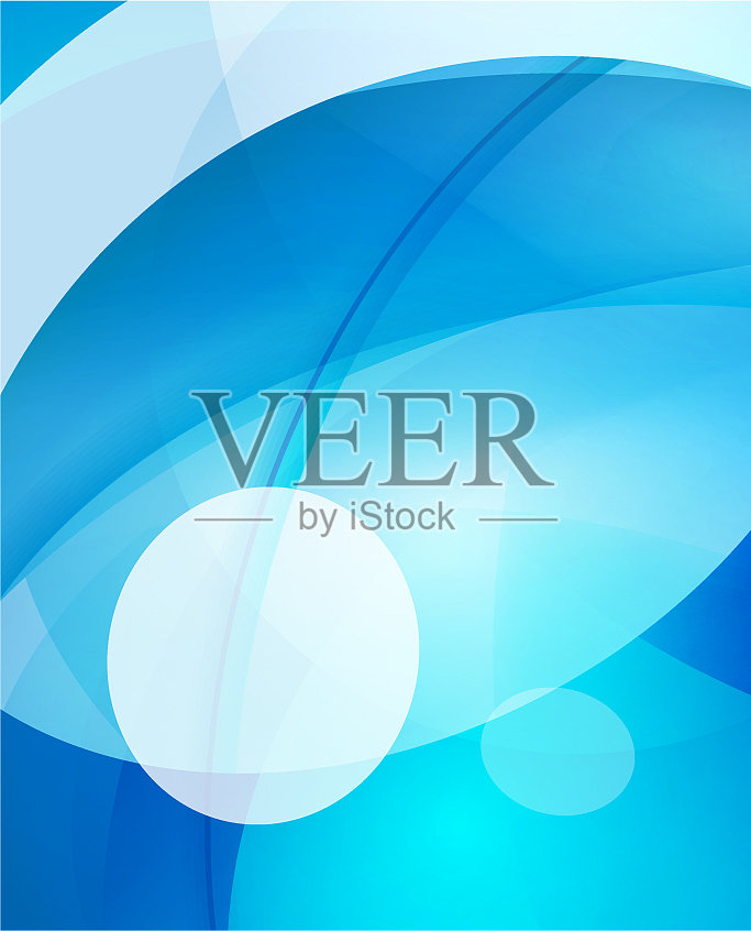 玻璃光泽的气泡抽象背景插画图片素材