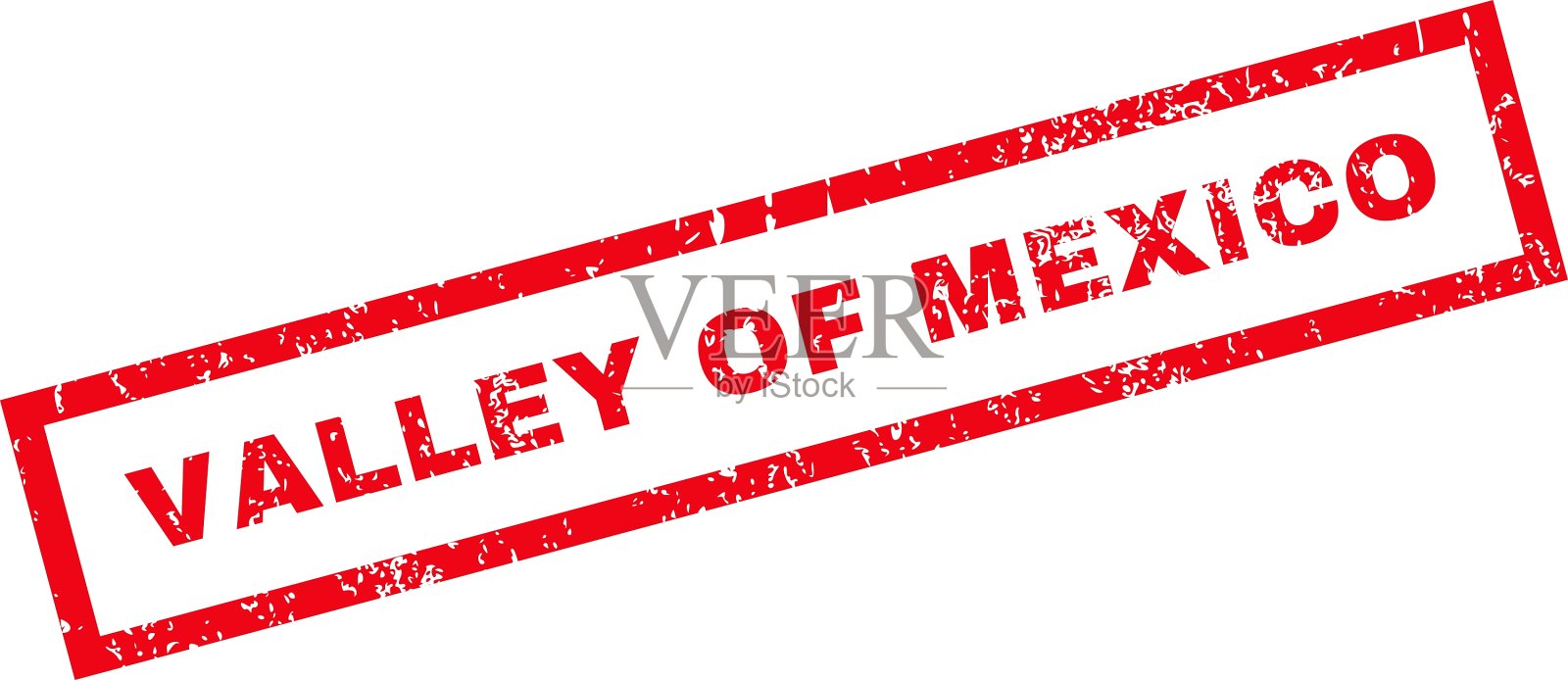 墨西哥山谷橡皮图章插画图片素材