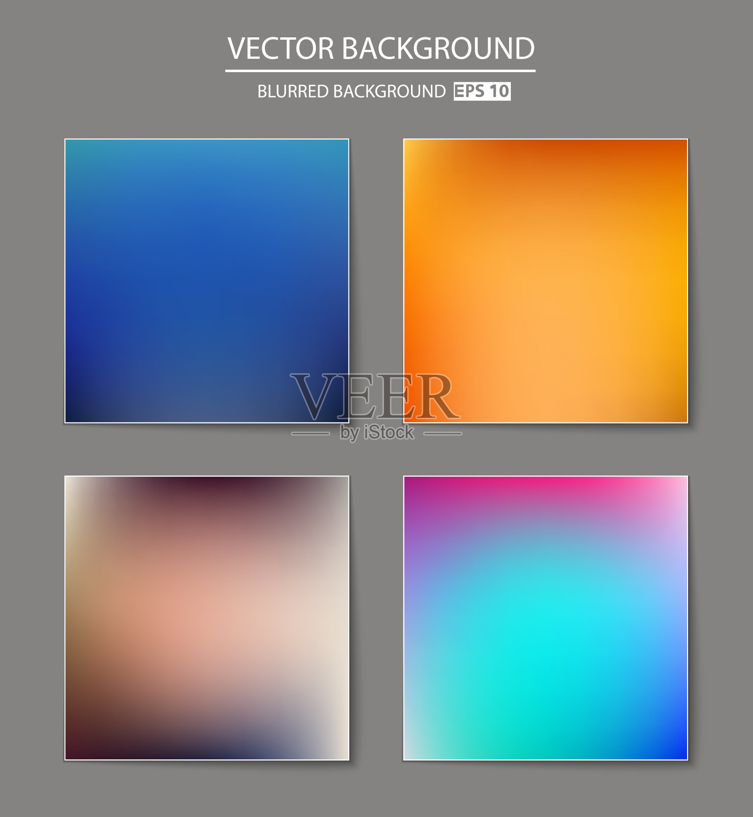 抽象的创意概念五彩缤纷插画图片素材