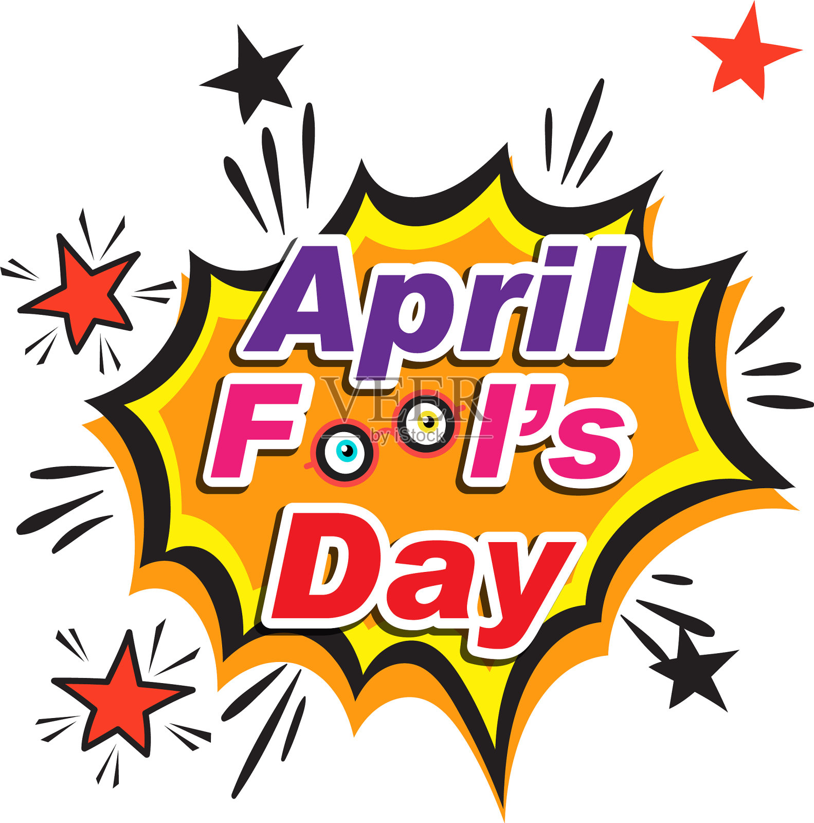 愚人节爆炸背景图片插画图片素材