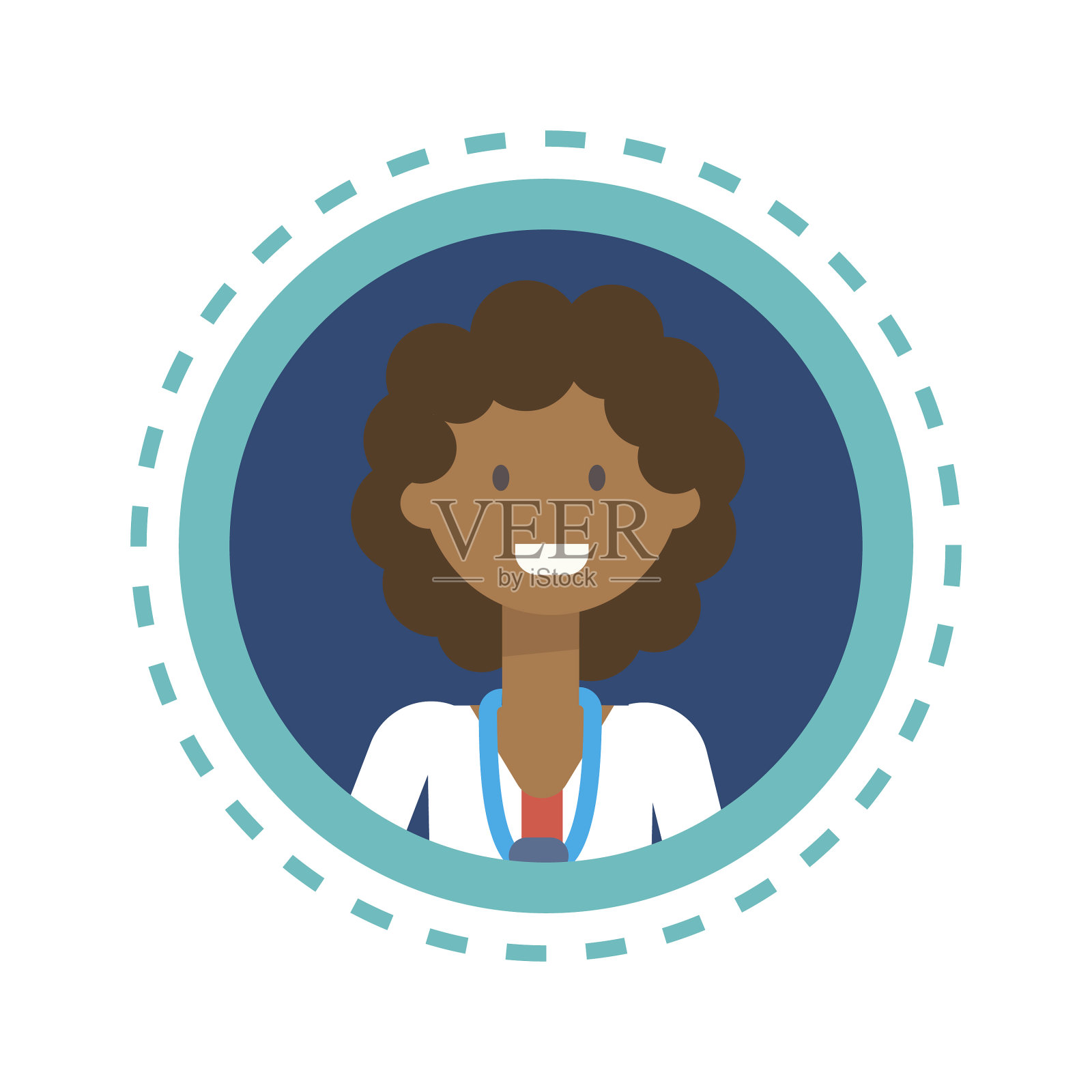 医生偶像诊所医院医学插画图片素材