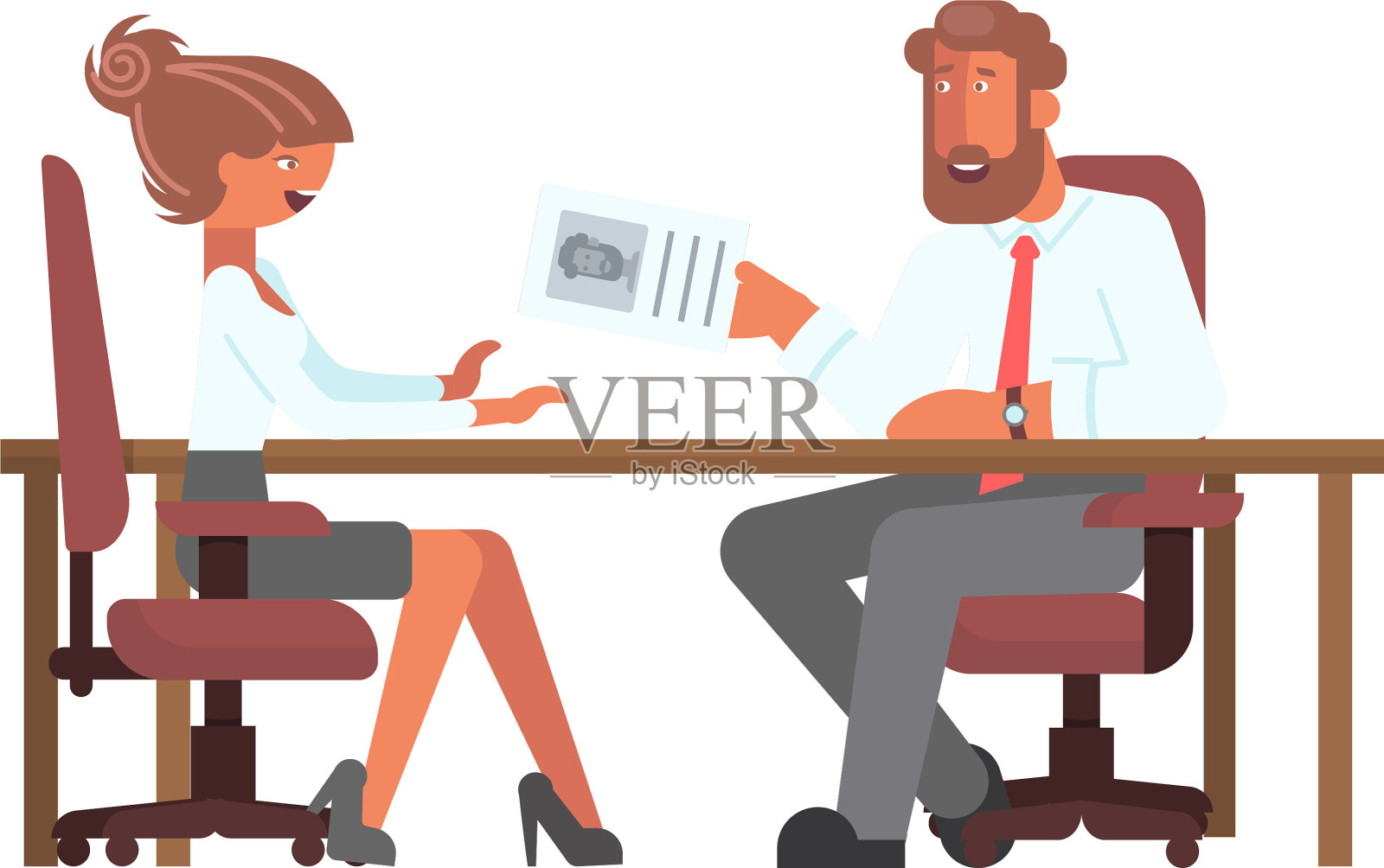 雇佣人的概念设计元素图片