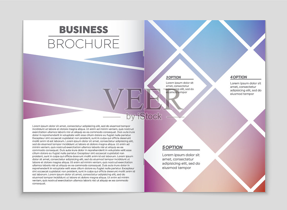 抽象布局的艺术背景设置插画图片素材