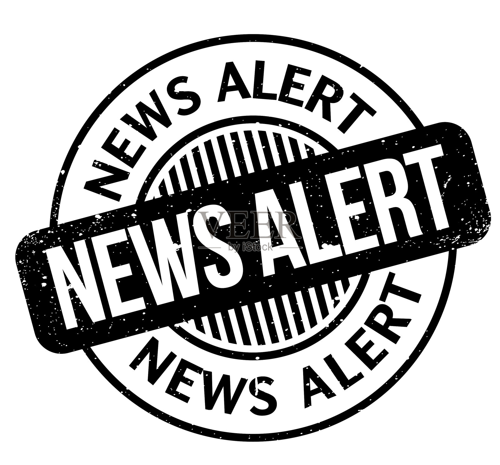 新闻提醒橡皮章设计元素图片