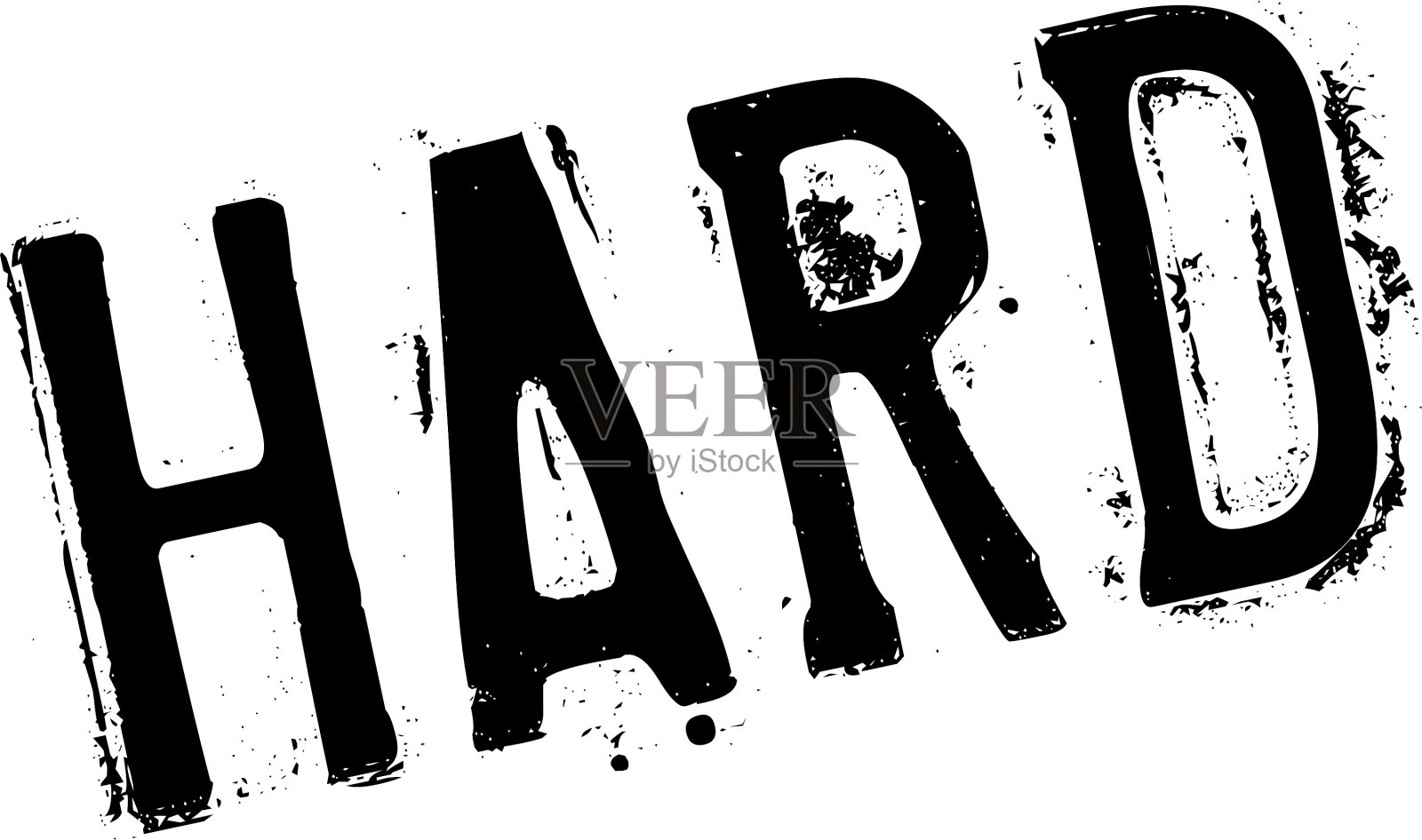 硬橡皮图章插画图片素材