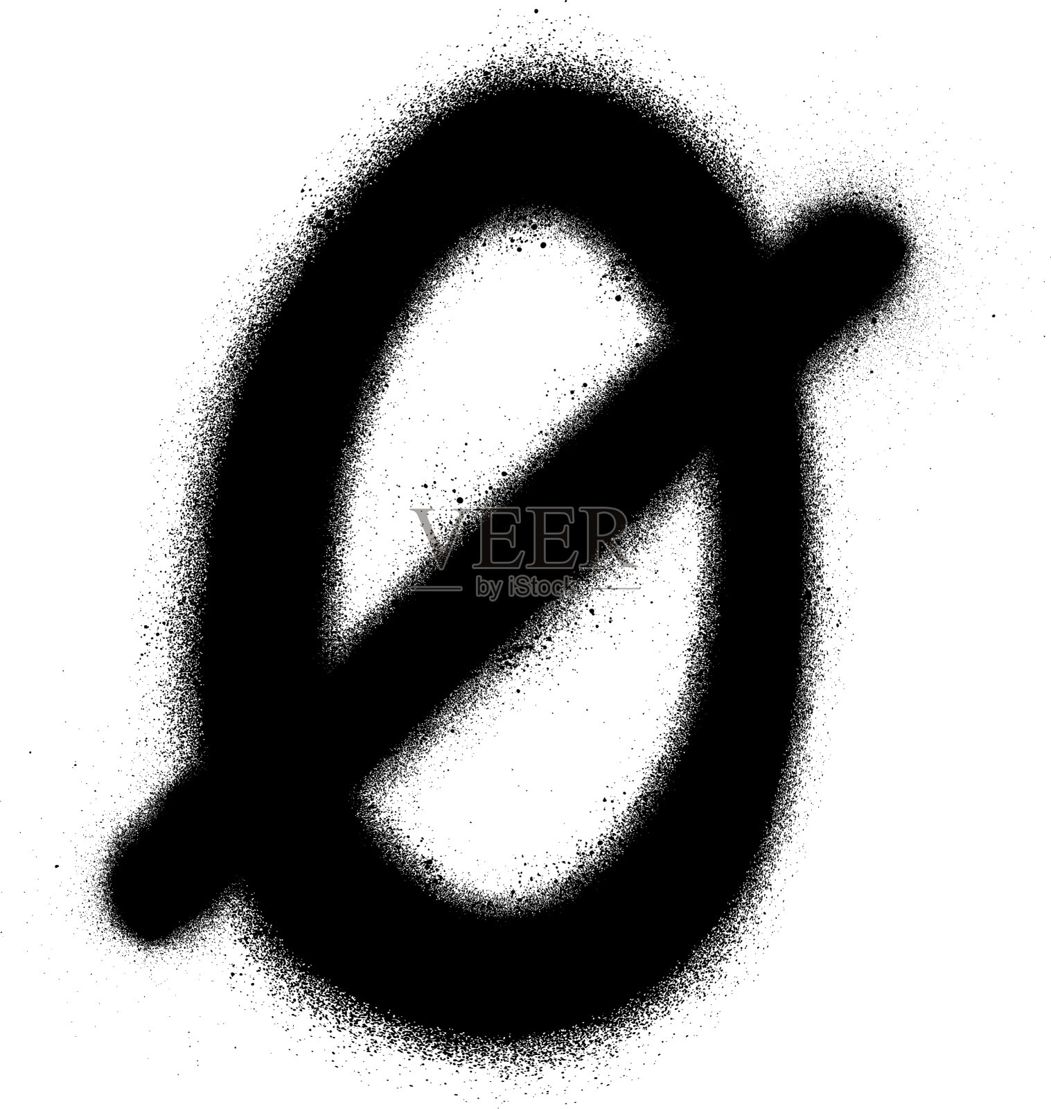 喷斯堪的那维亚元音字体涂鸦在黑色设计元素图片