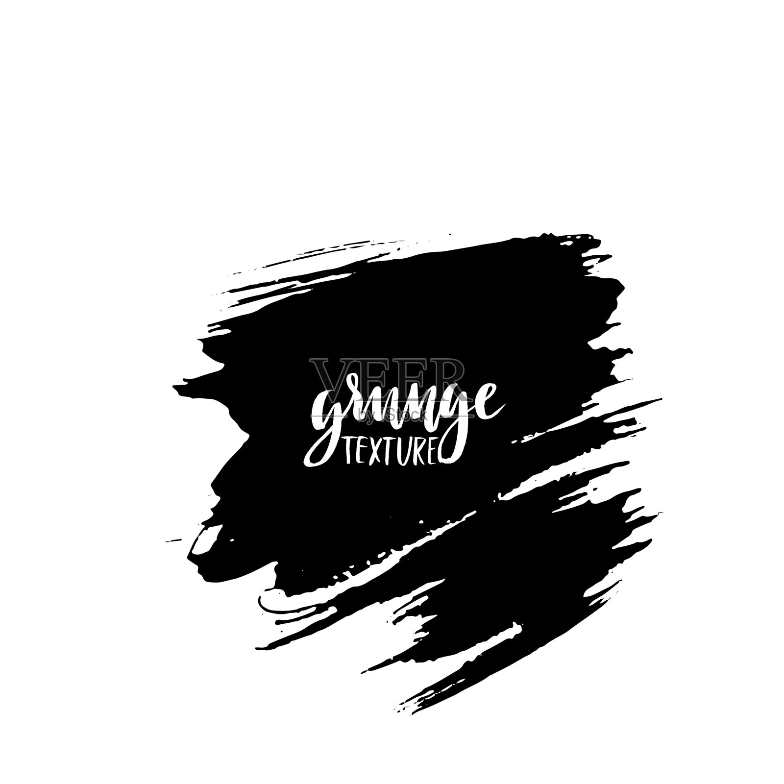 墨水笔触插画图片素材