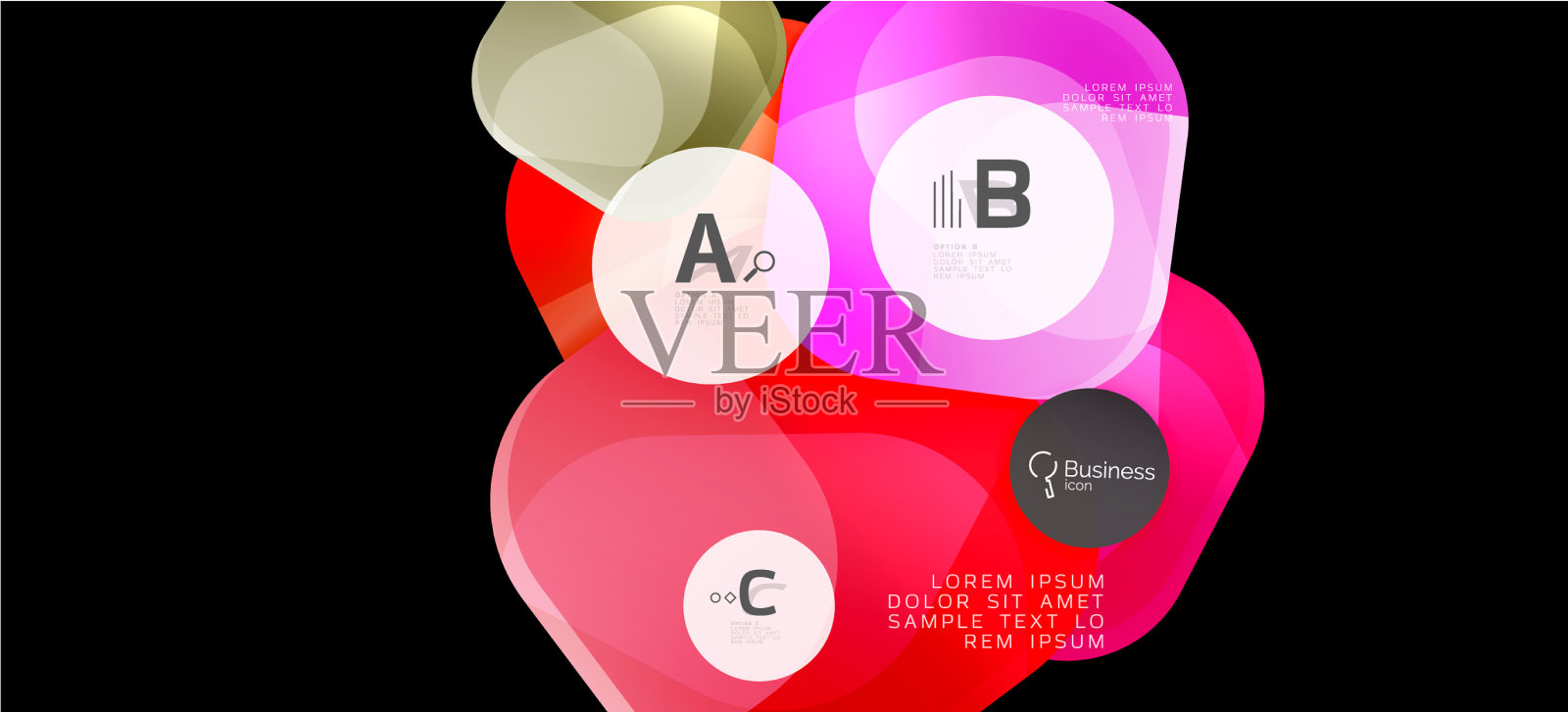 现代广告理念的壁纸设计插画图片素材