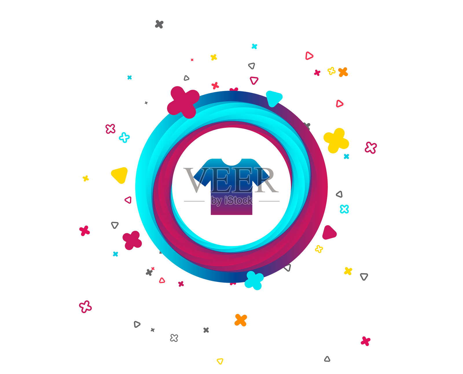 t恤标志图标衣服符号插画图片素材