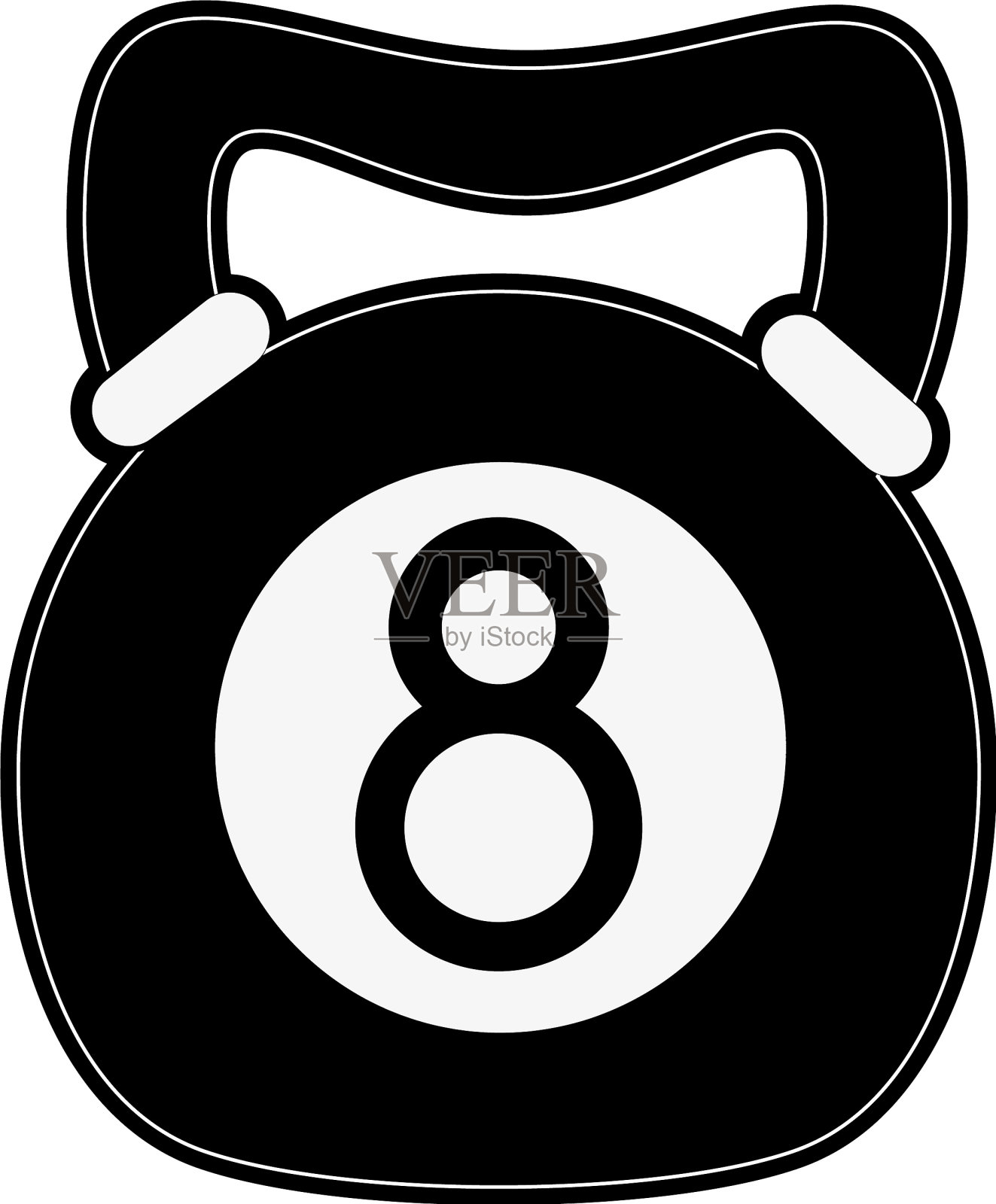 kettlebell健身减肥插画图片素材