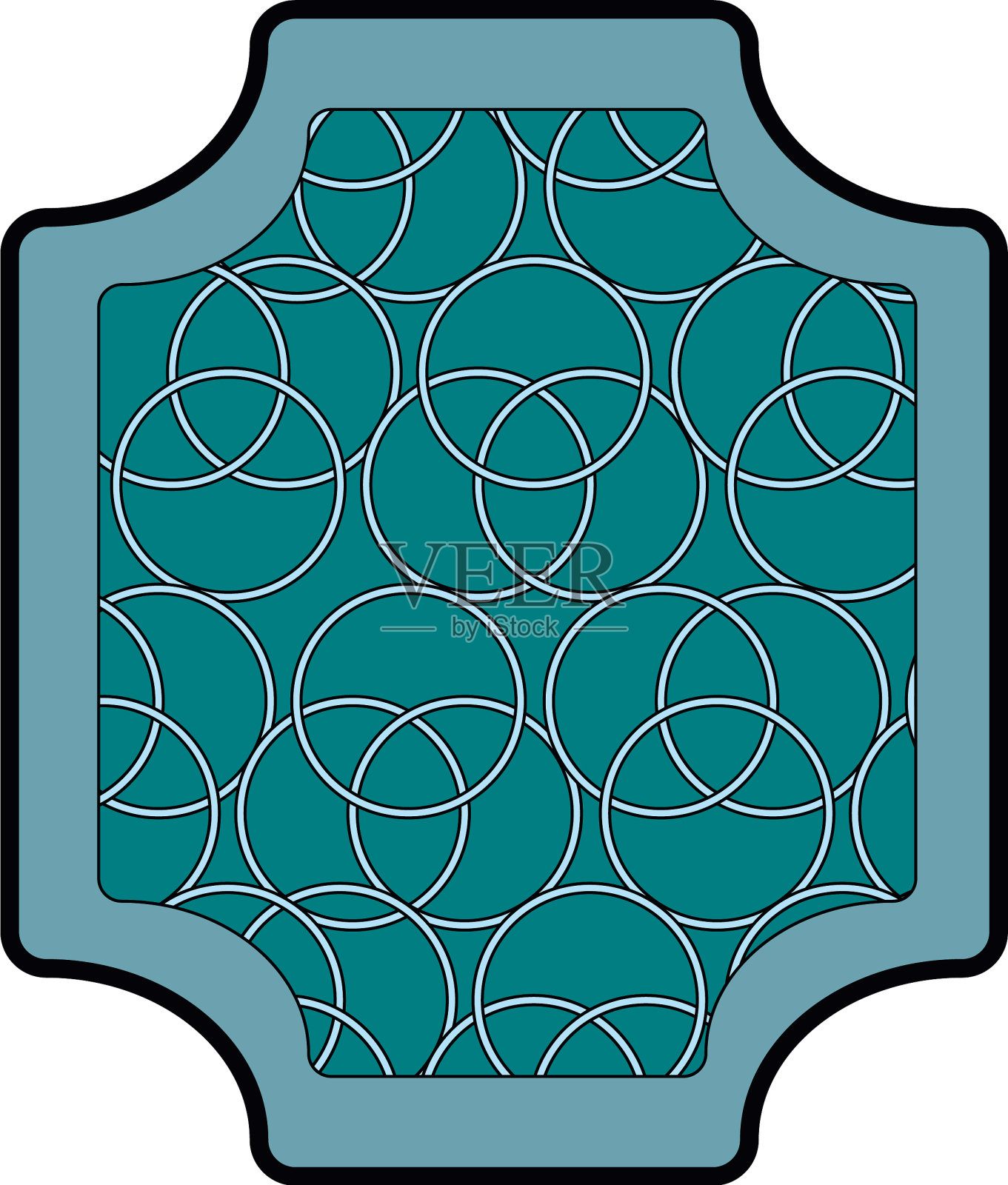 抽象框架会徽插画图片素材