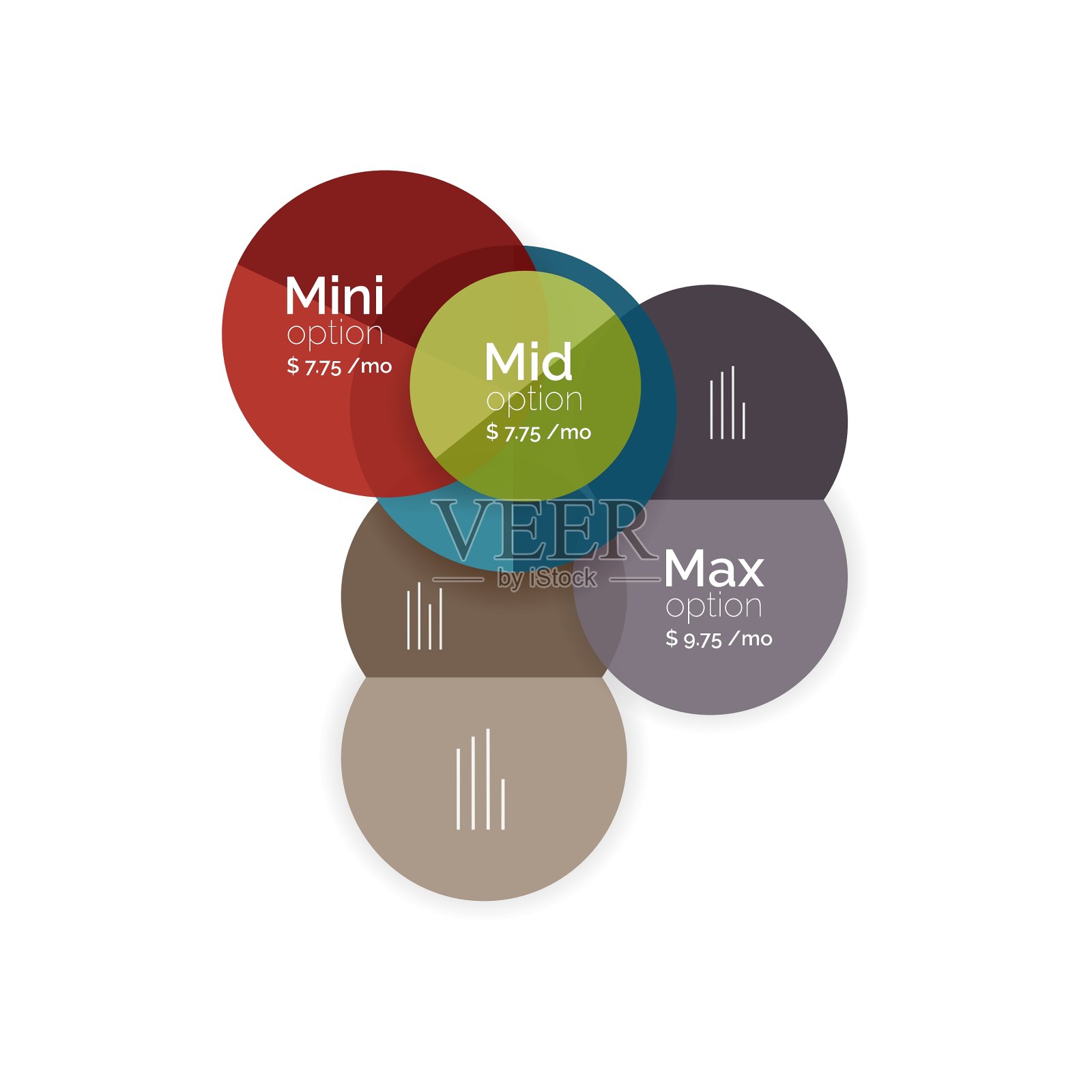 循环业务选项图插画图片素材