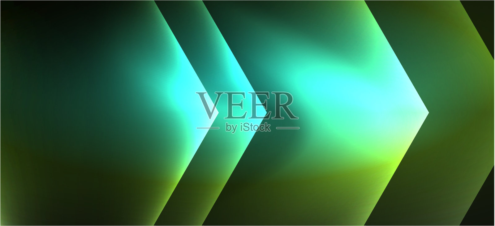 复古全息发光霓虹灯颜色光好插画图片素材