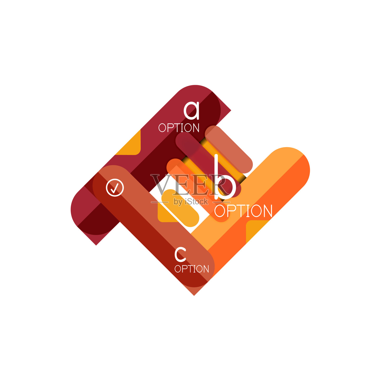 抽象线条几何信息图形插画图片素材