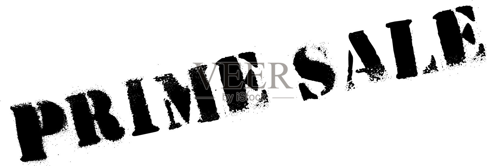 Prime销售橡皮图章插画图片素材