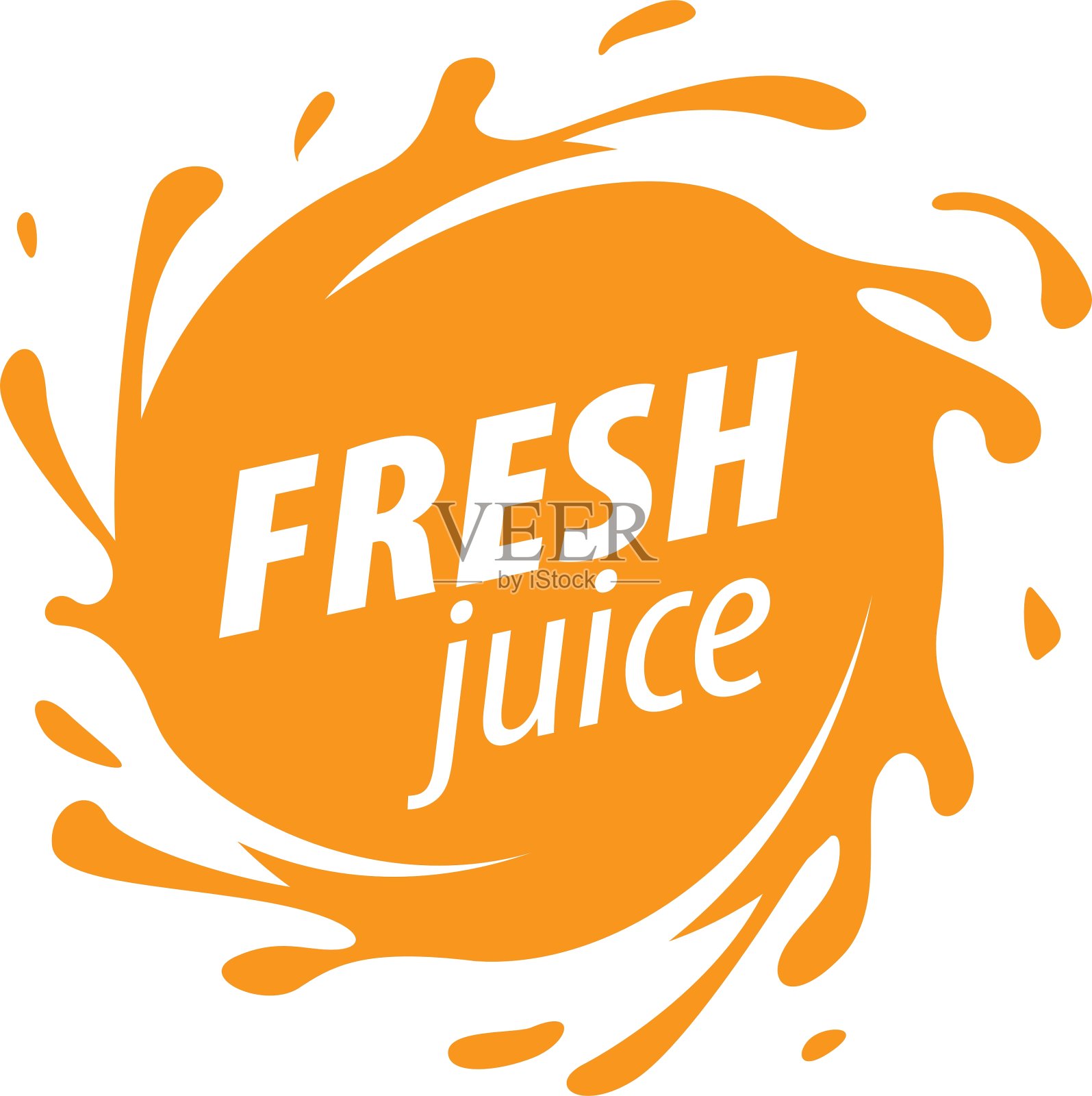 汁溅标志设计元素图片