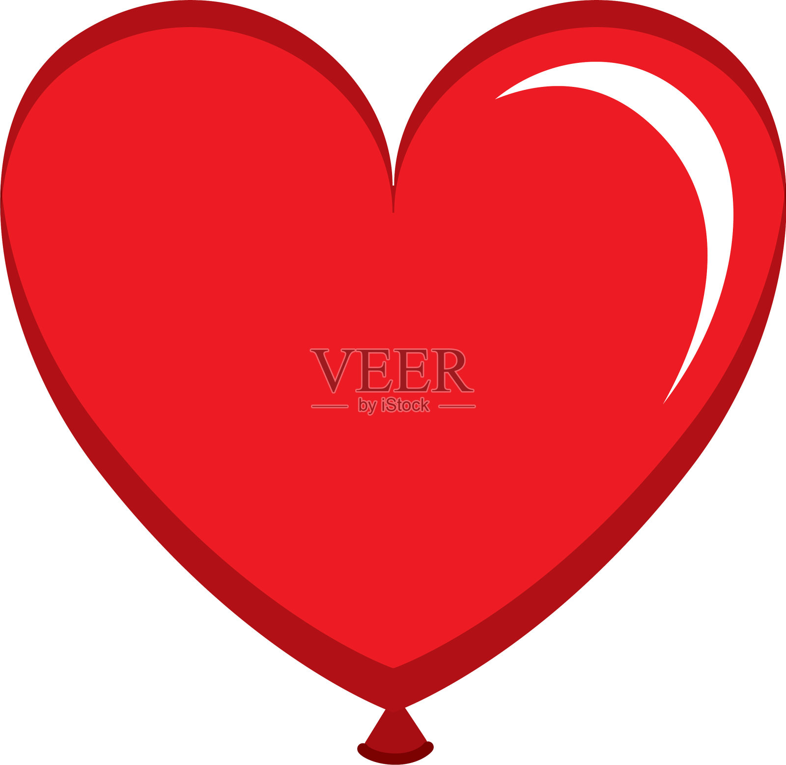 心形气球设计元素图片