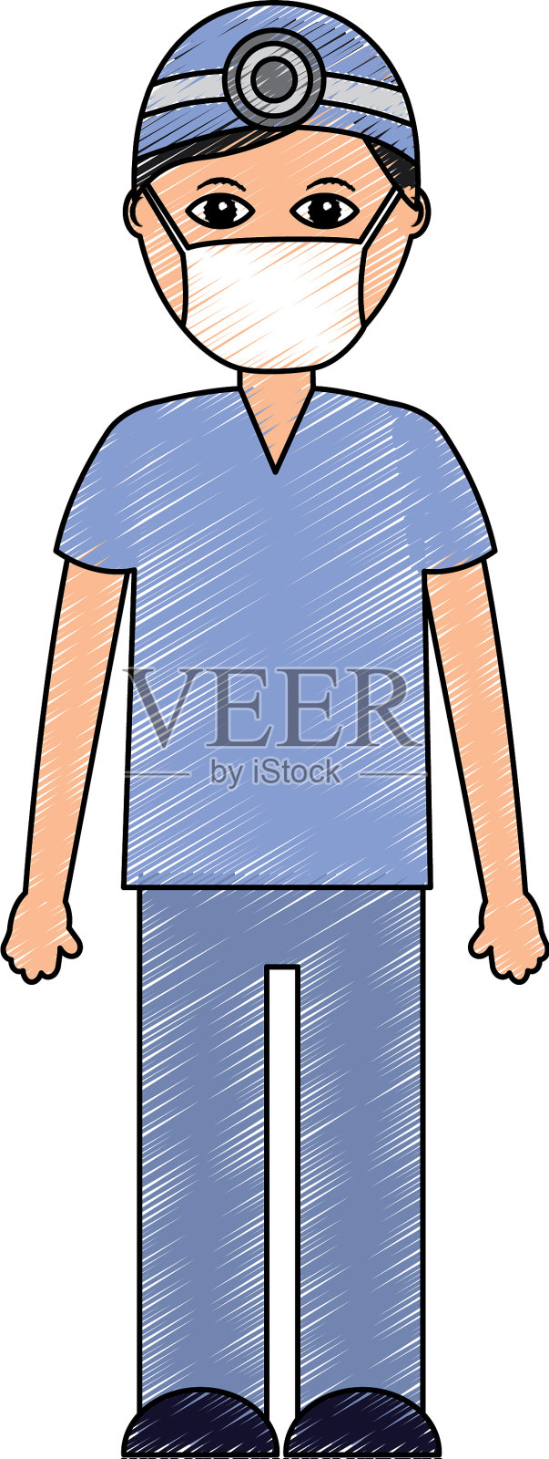 医生医疗保健图标图像设计元素图片