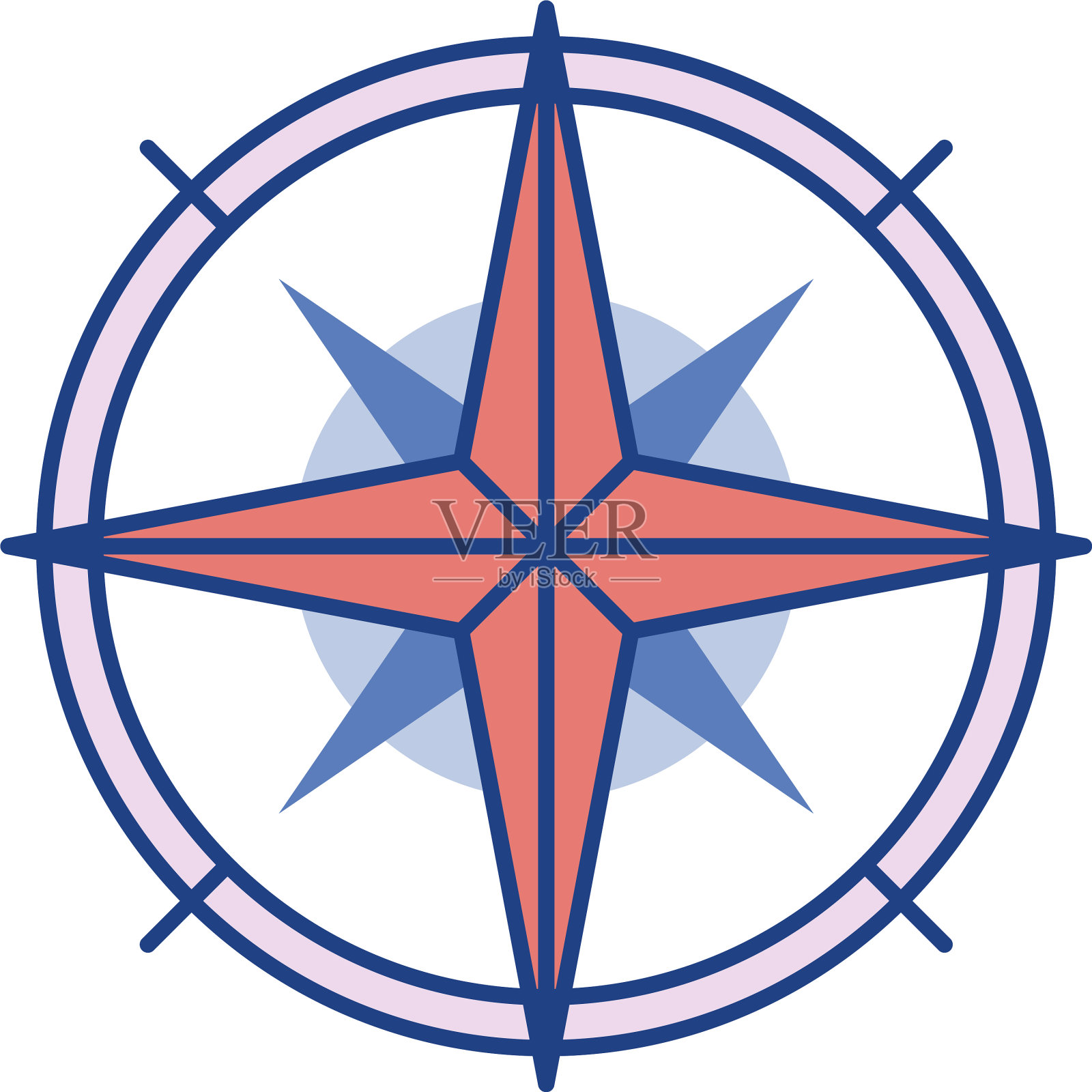 罗盘线颜色图标图标素材