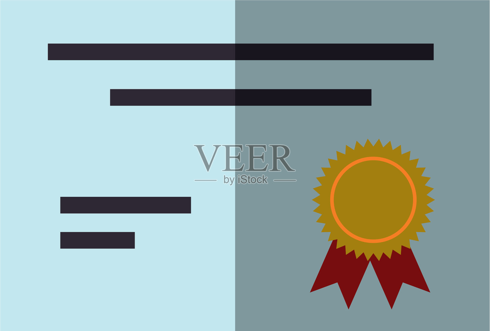 文凭教育认证插画图片素材