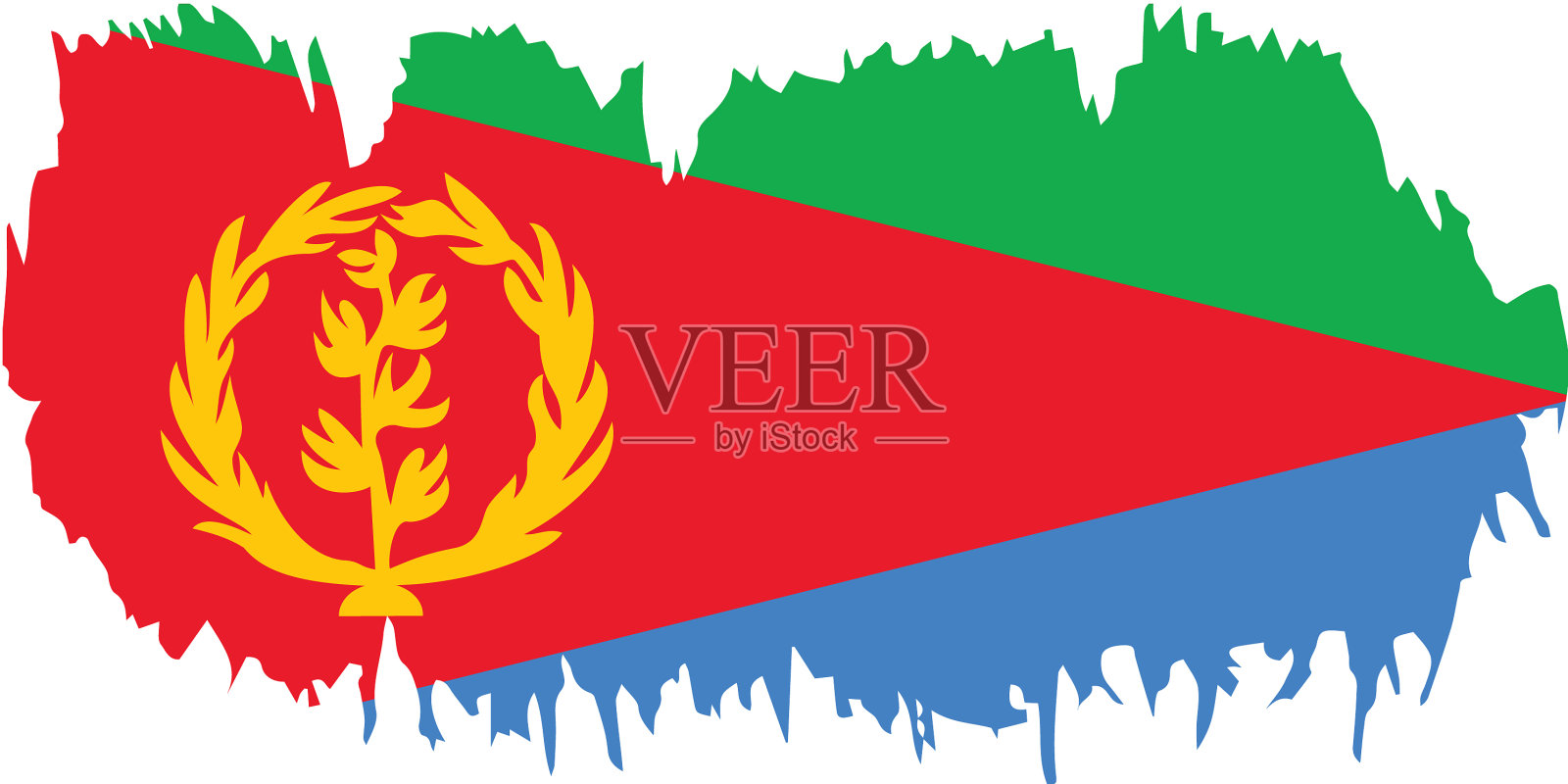 厄立特里亚国旗设计元素图片