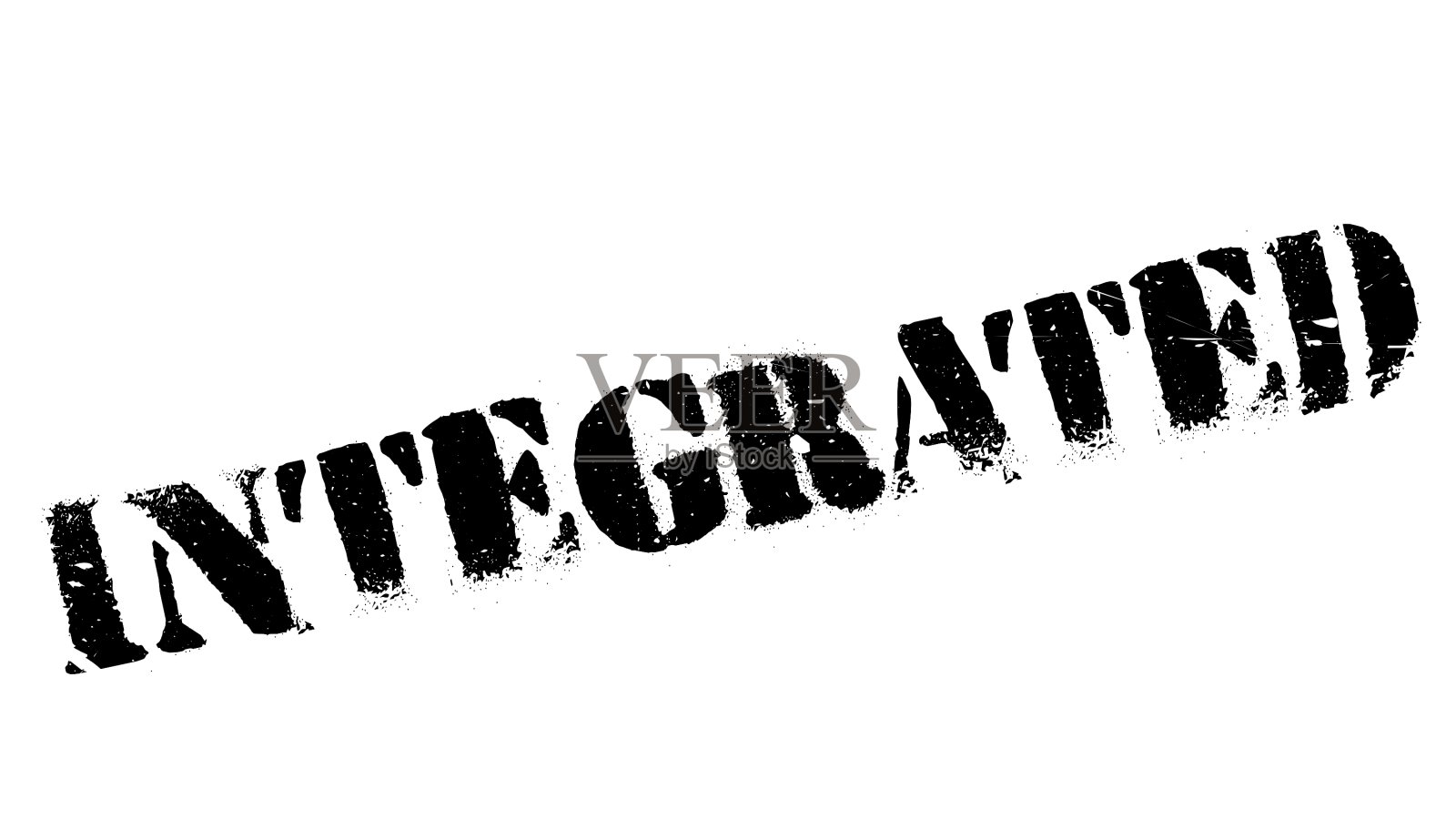 集成的橡皮图章设计元素图片