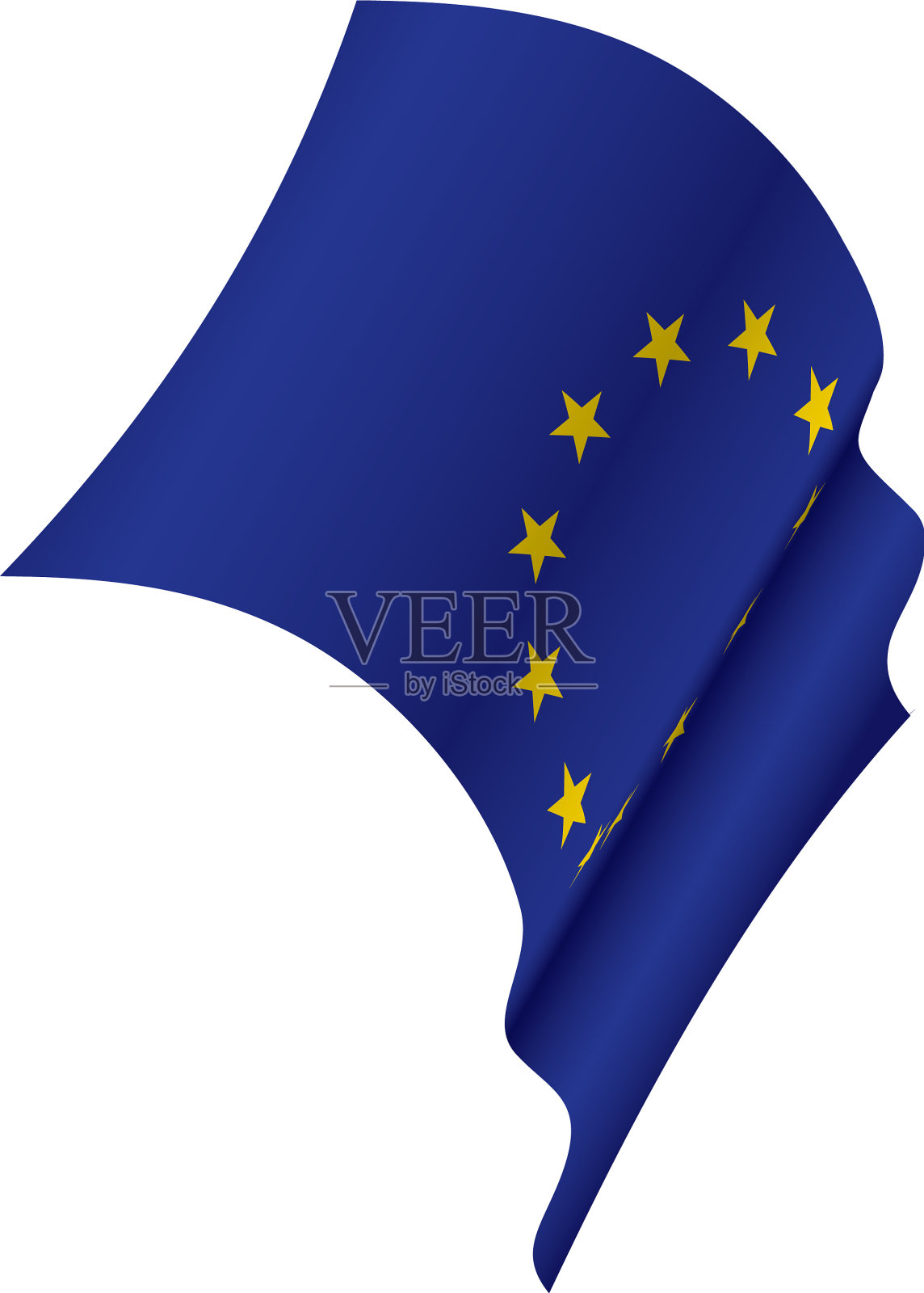欧盟旗帜设计元素图片