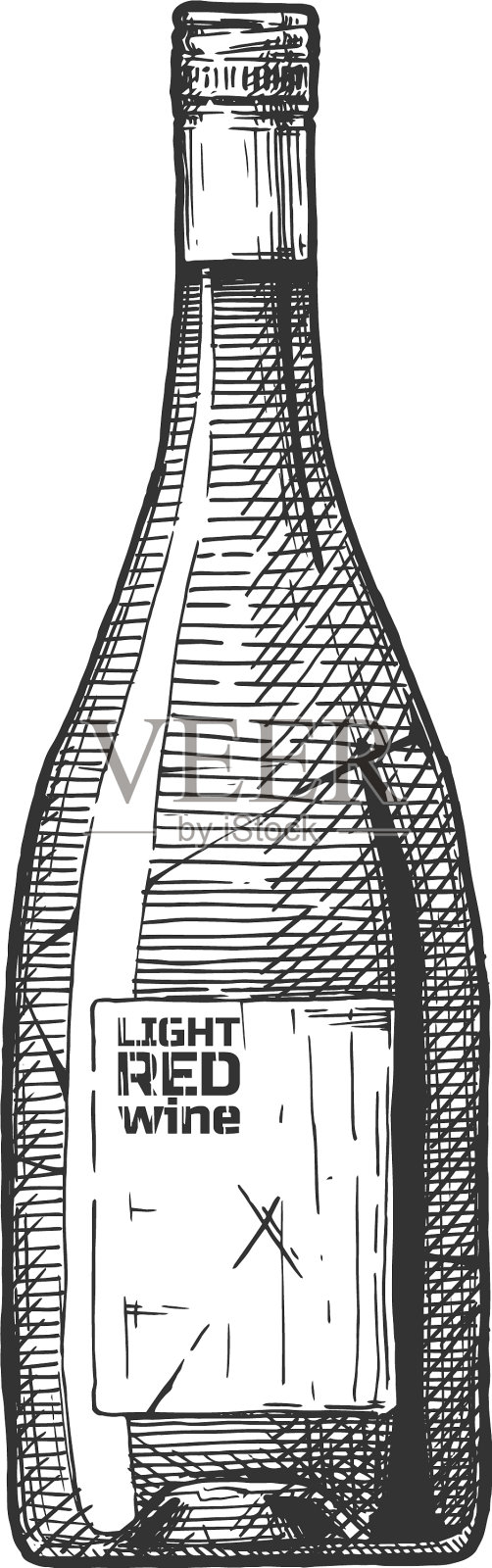 酒瓶设计元素图片