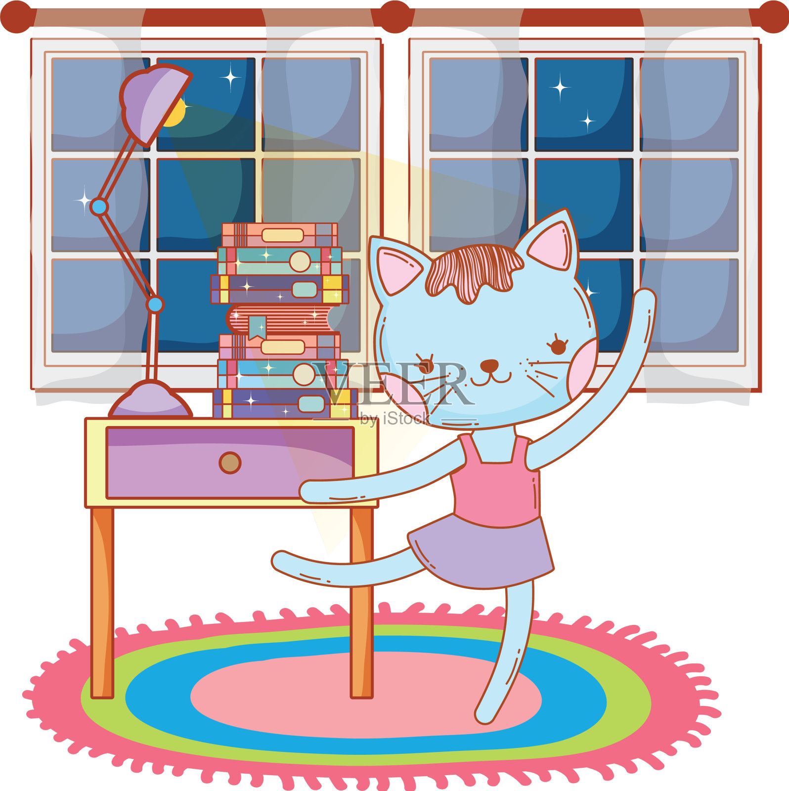 凯蒂猫的卡通设计元素图片