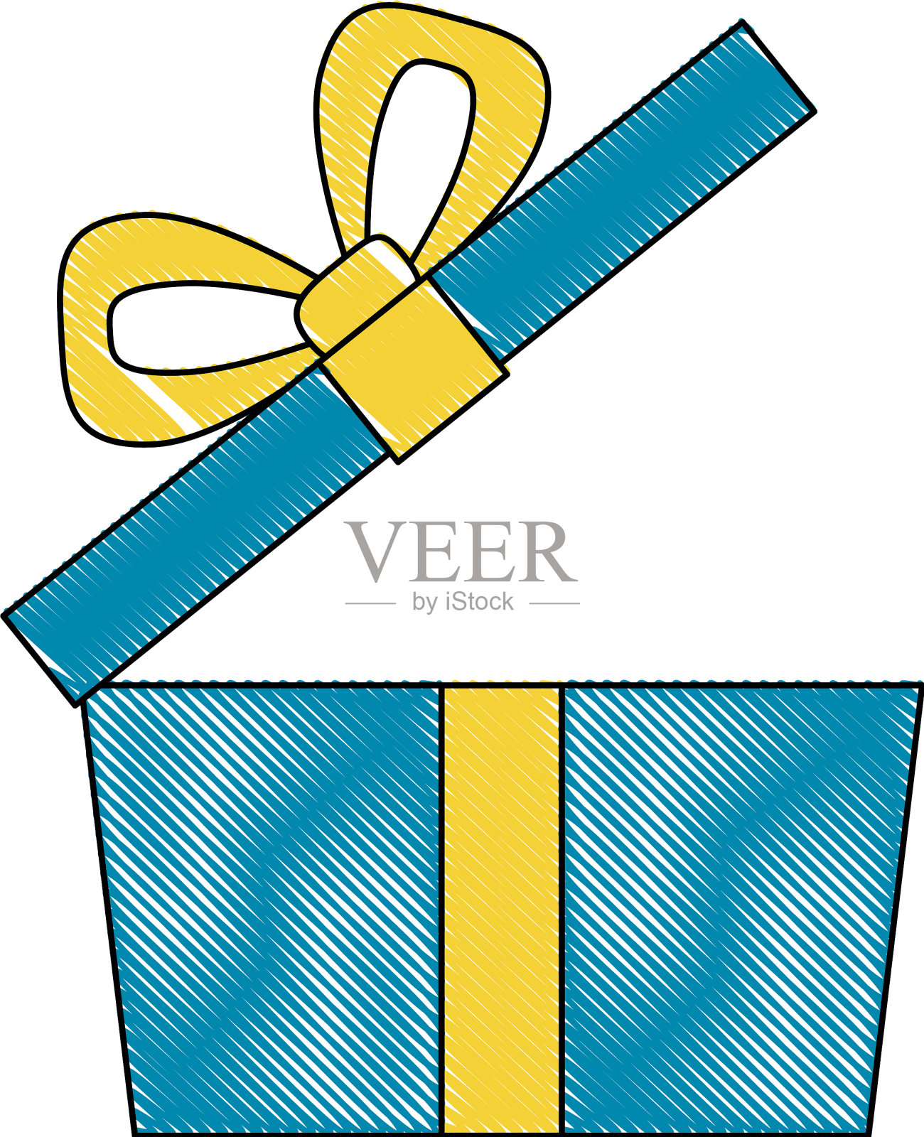 礼盒呈现孤立图标设计元素图片