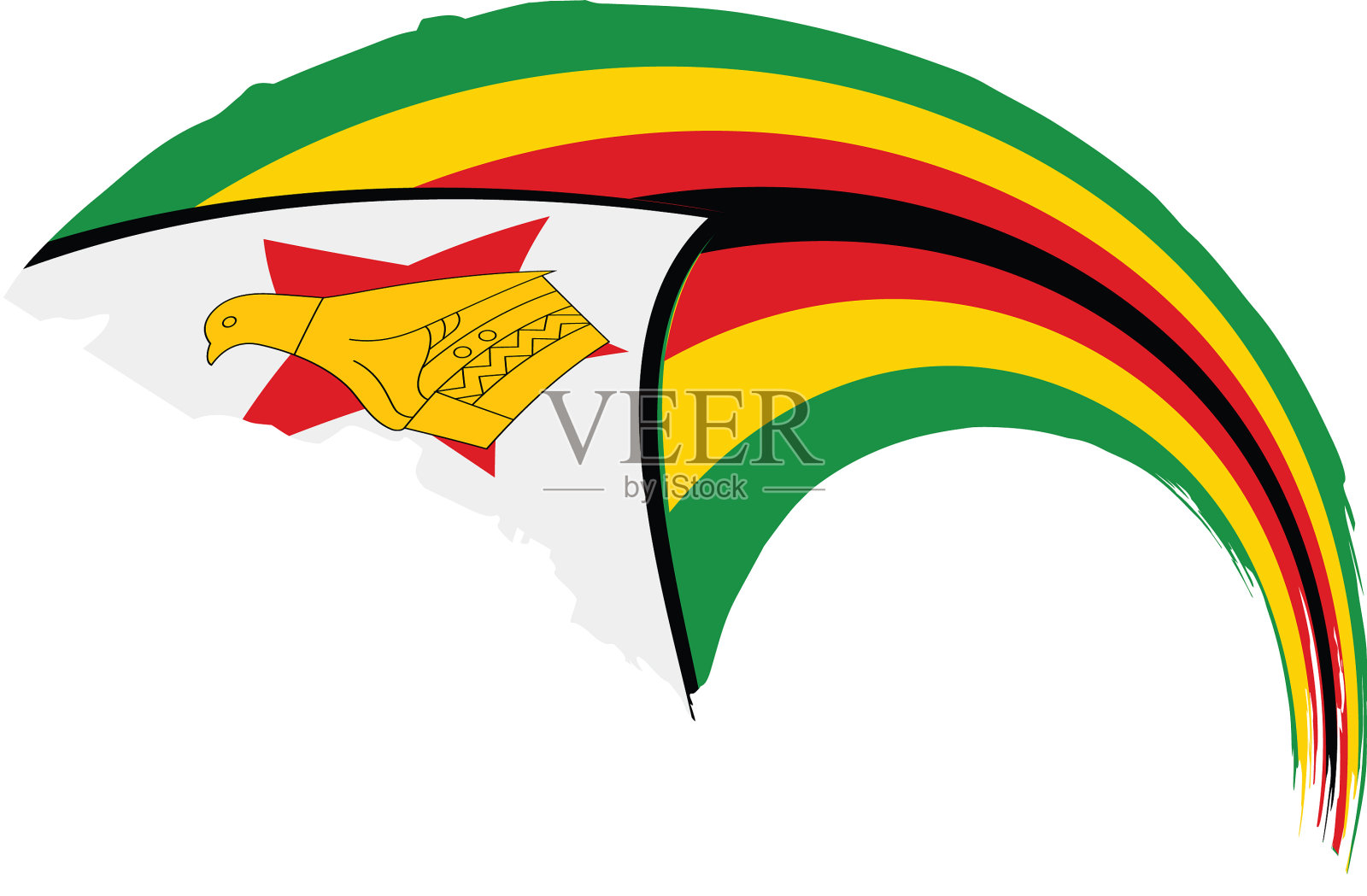 津巴布韦的旗帜设计元素图片