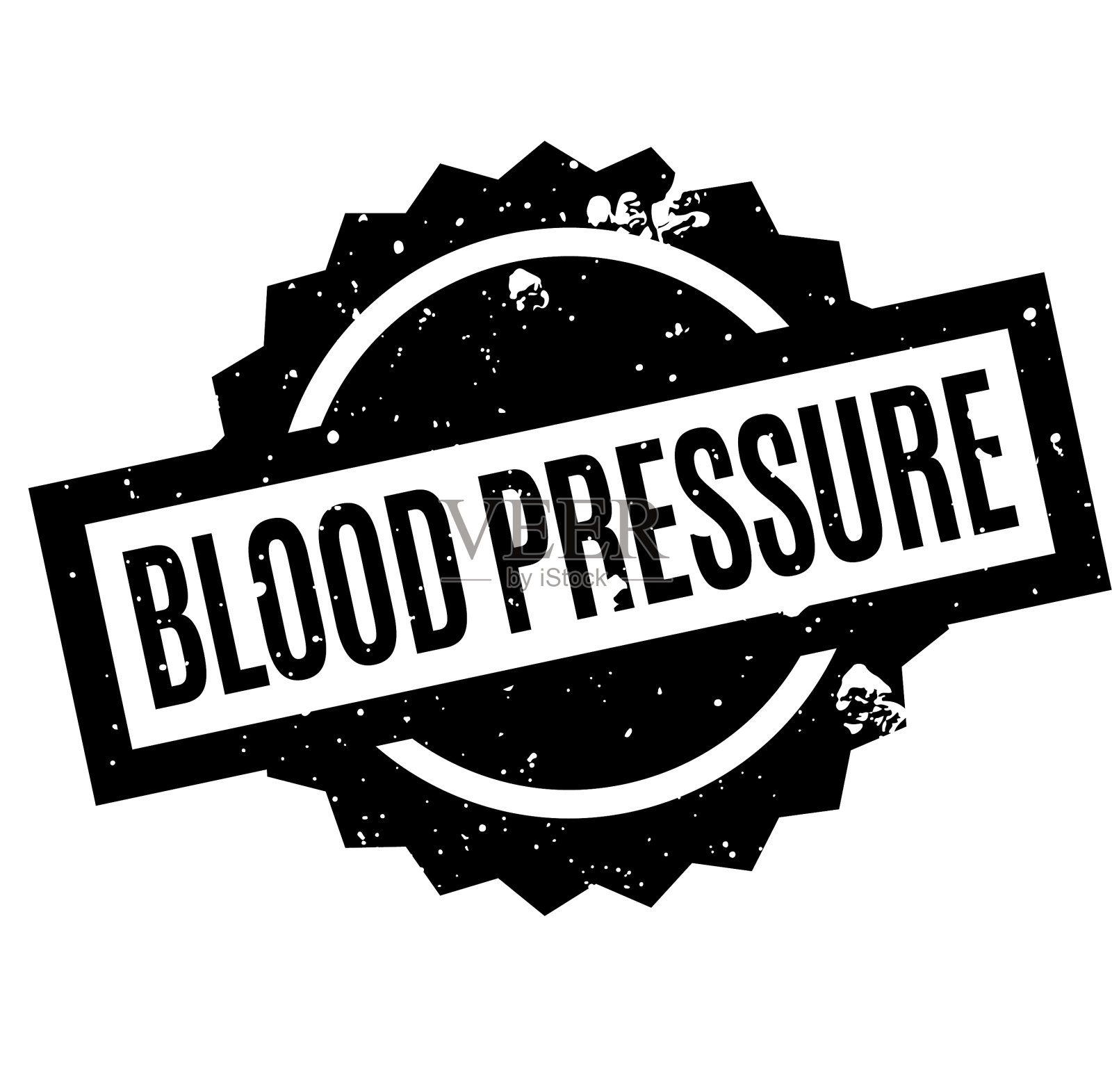 血压橡皮图章设计元素图片