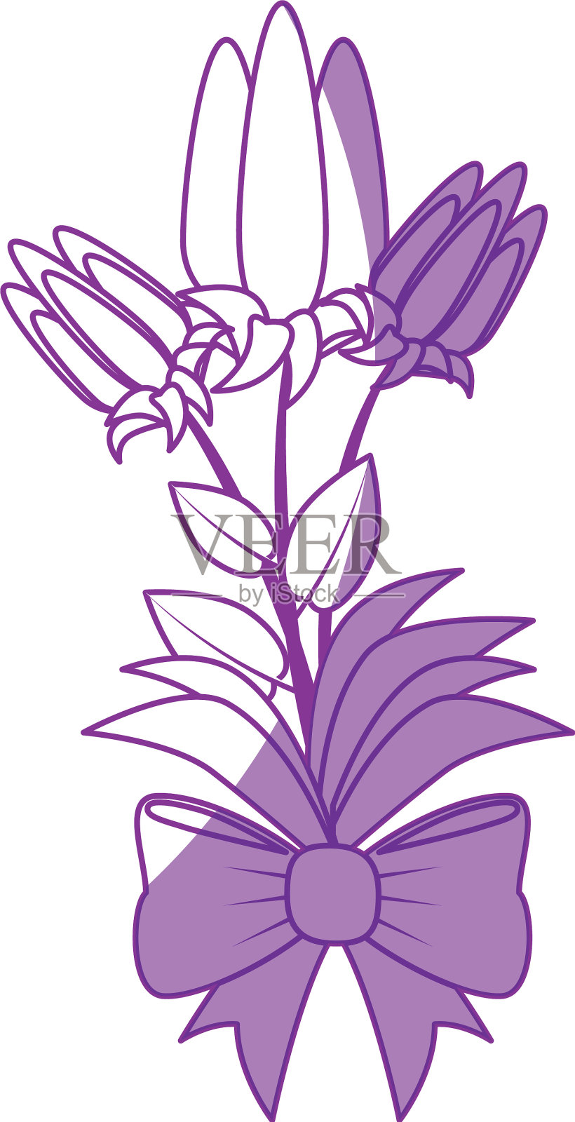 美丽的观赏花设计元素图片