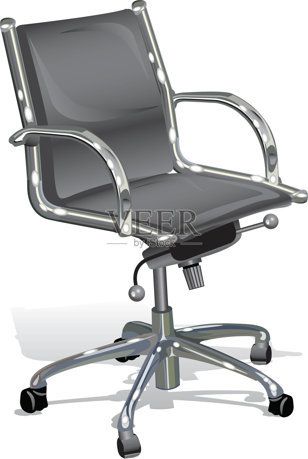 黑色的扶手椅设计元素图片