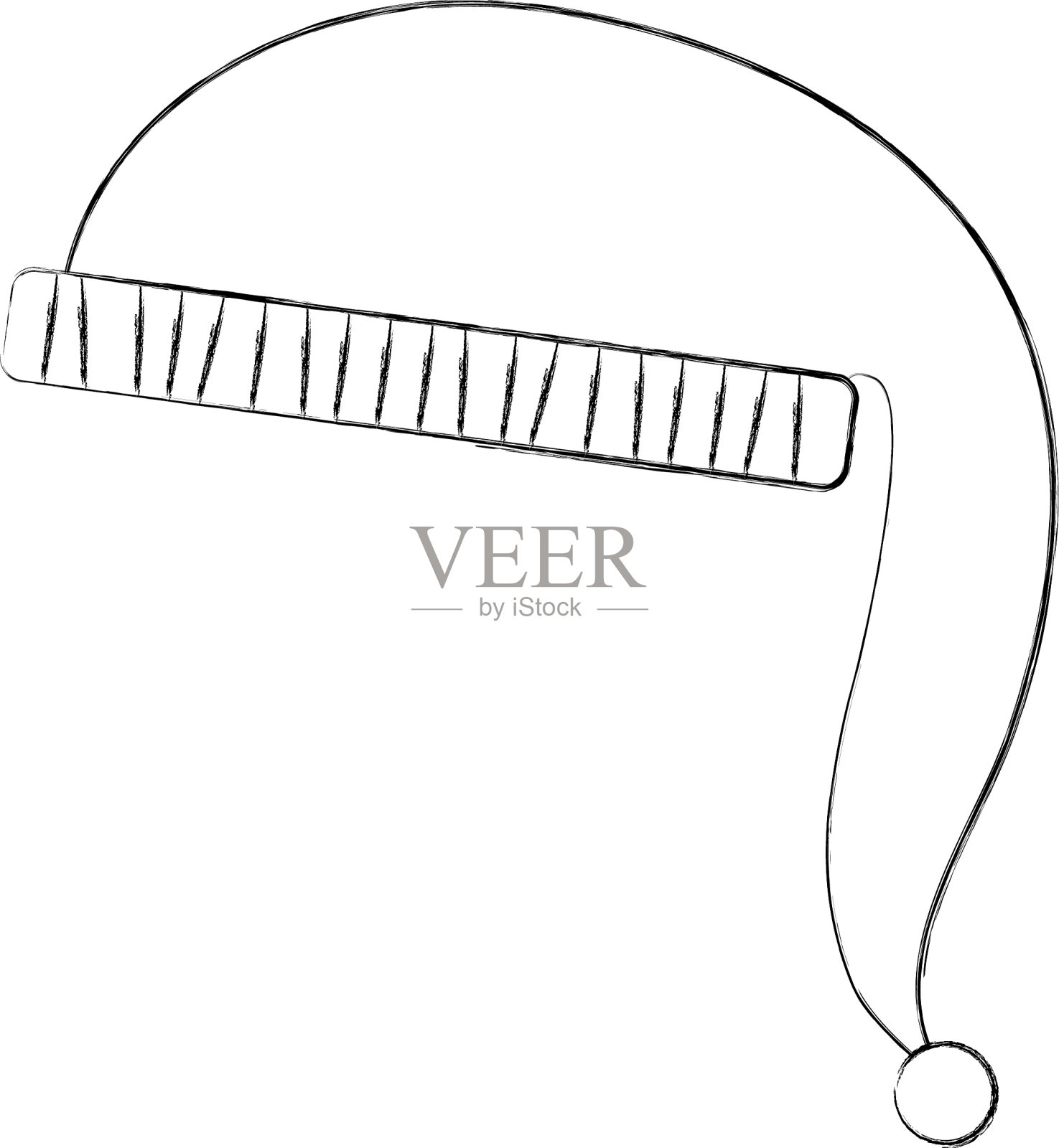 圣诞帽衣服装饰的圣诞老人设计元素图片