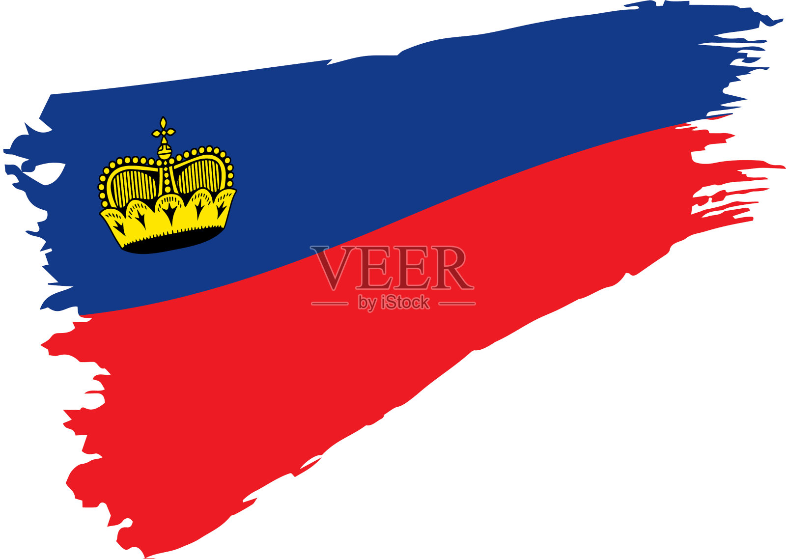 列支敦斯登国旗设计元素图片