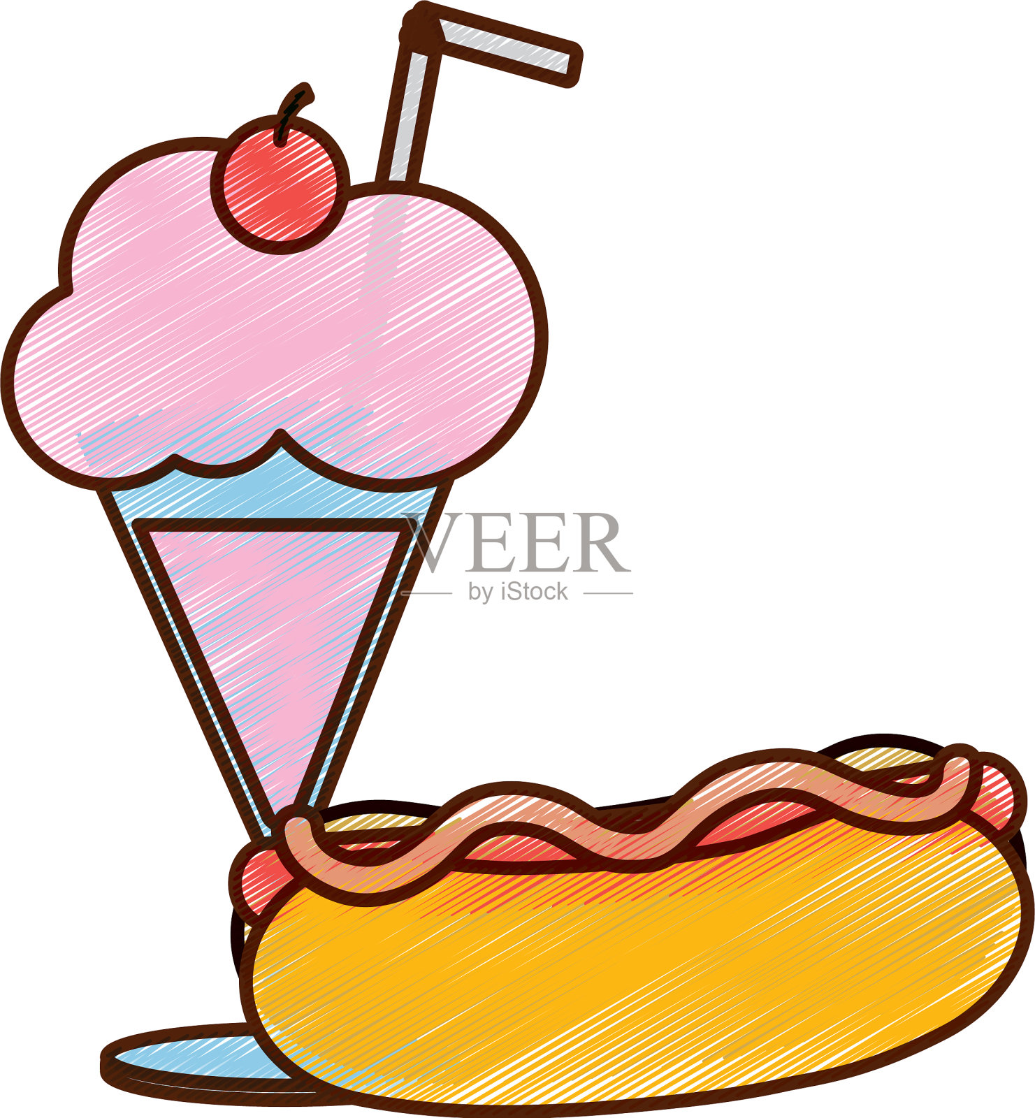 快餐设计设计元素图片