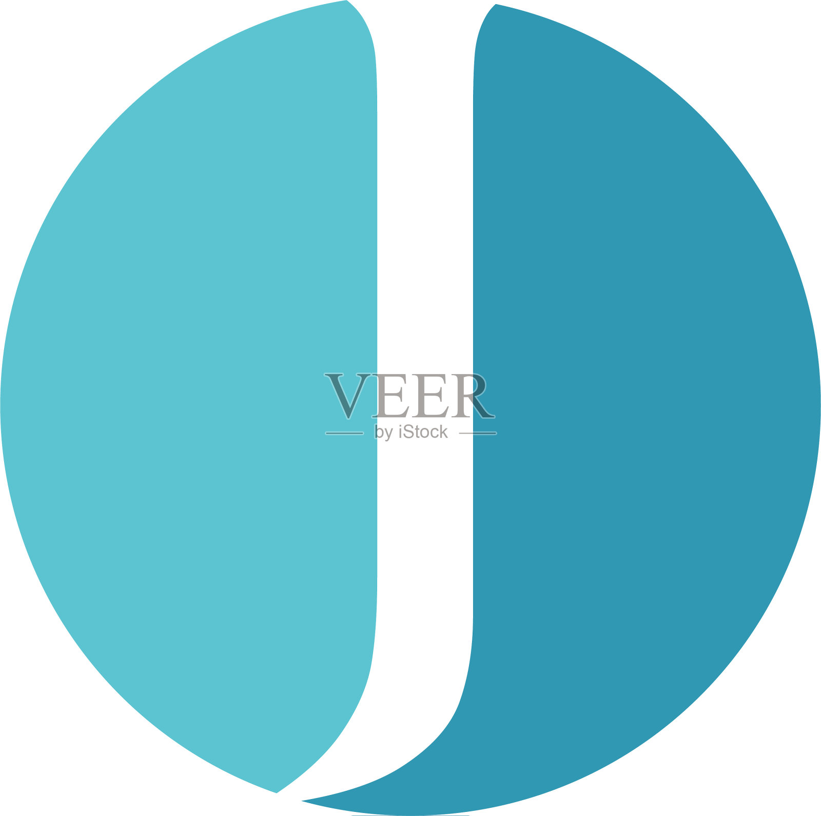 现代解字母j设计元素图片